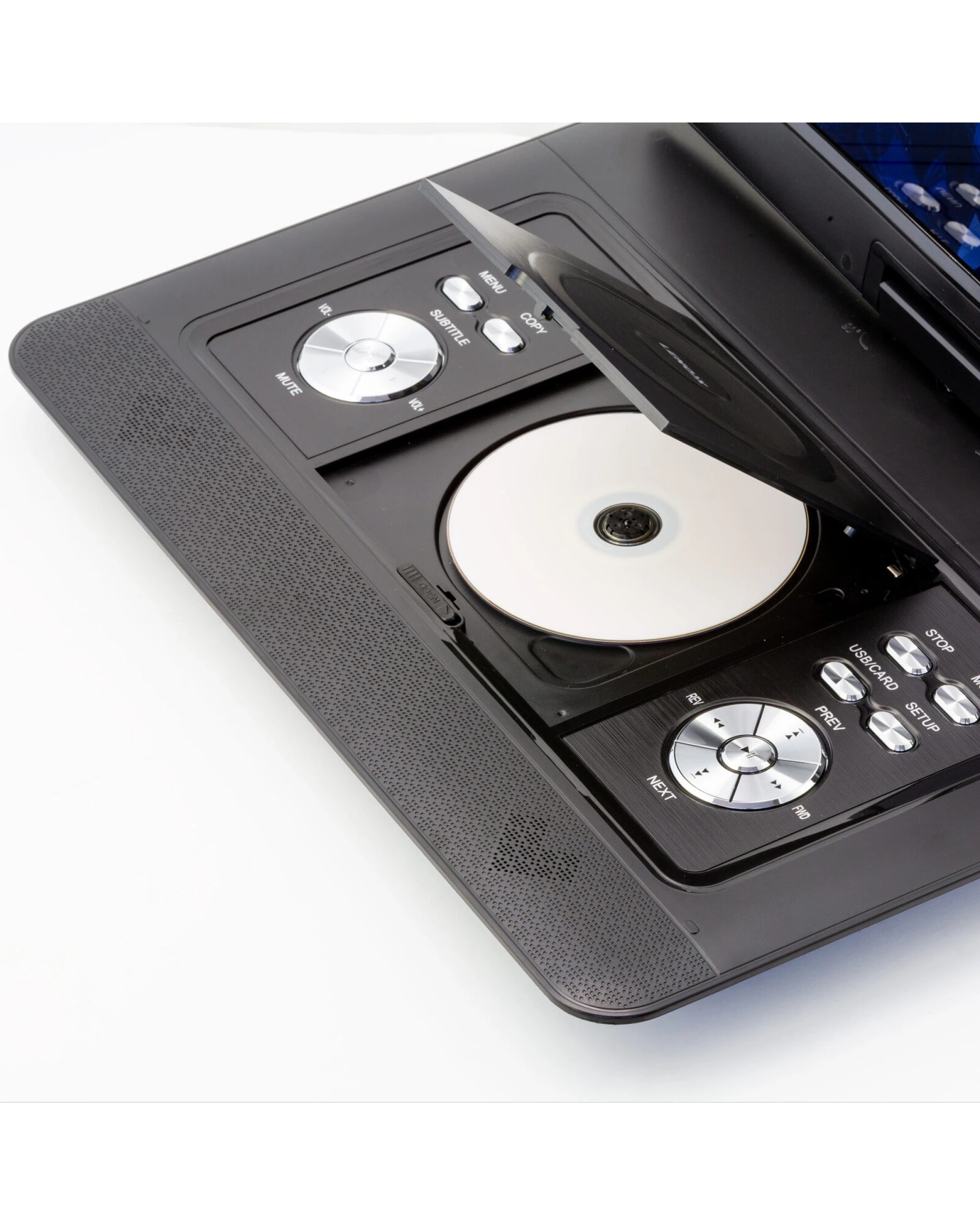 7 Lenoxx 15.4" Swivel Portable DVD Player & Screen, Rechargeable Entertainment, 7 of 7