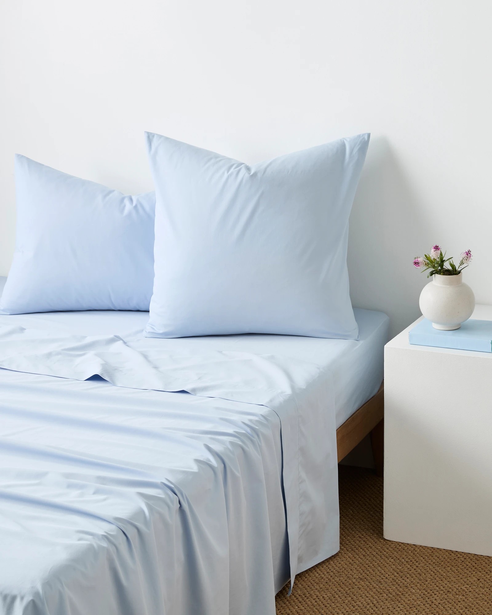 1 Target Australian Cotton 250 Thread Count European Pillowcases 2 Pack - One Size - Blue, 1 of 2