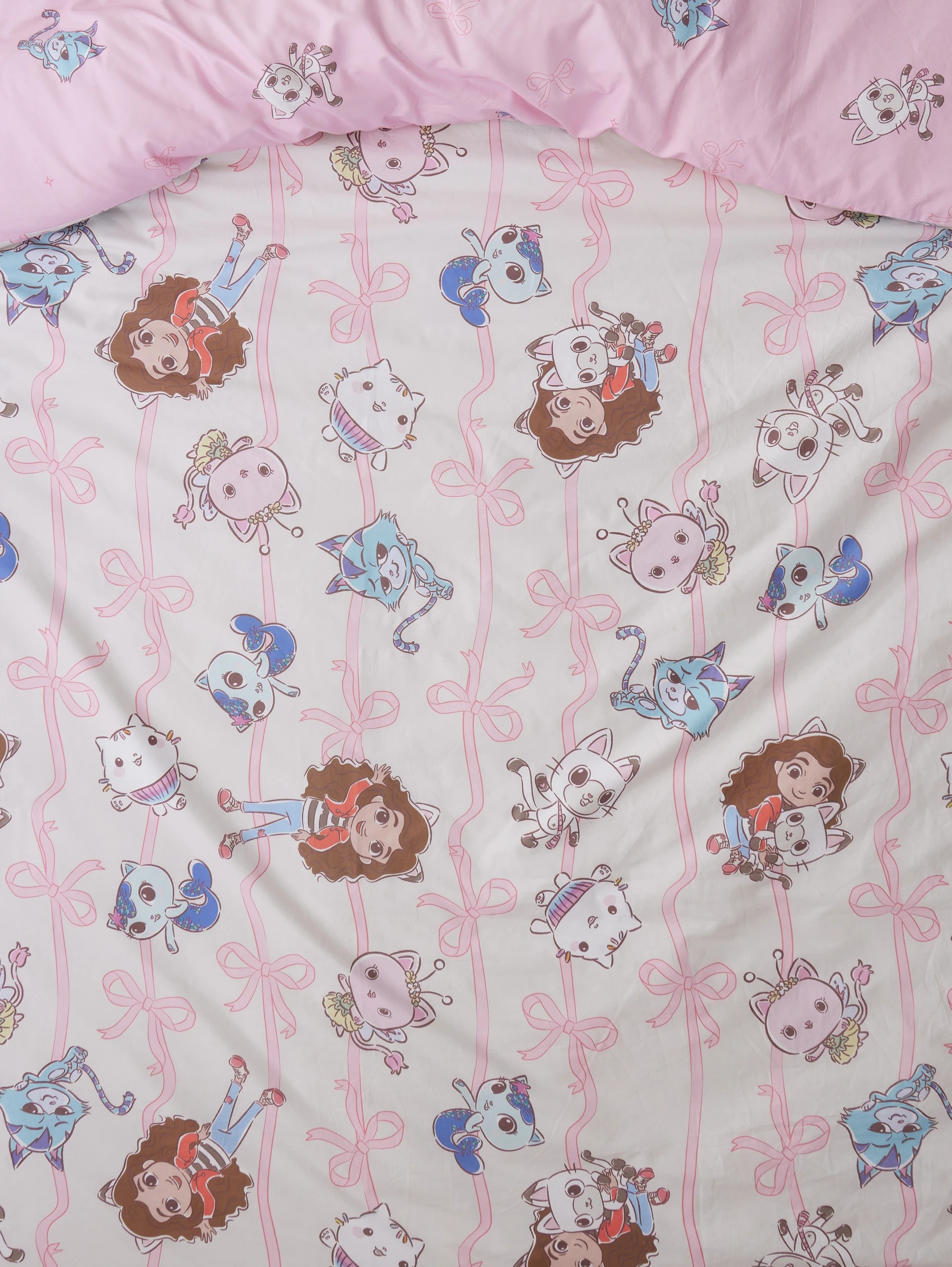3 Gabby's Dollhouse Kids Quilt Cover Set
 - Single Bed
 - Pink, 3 of 4
