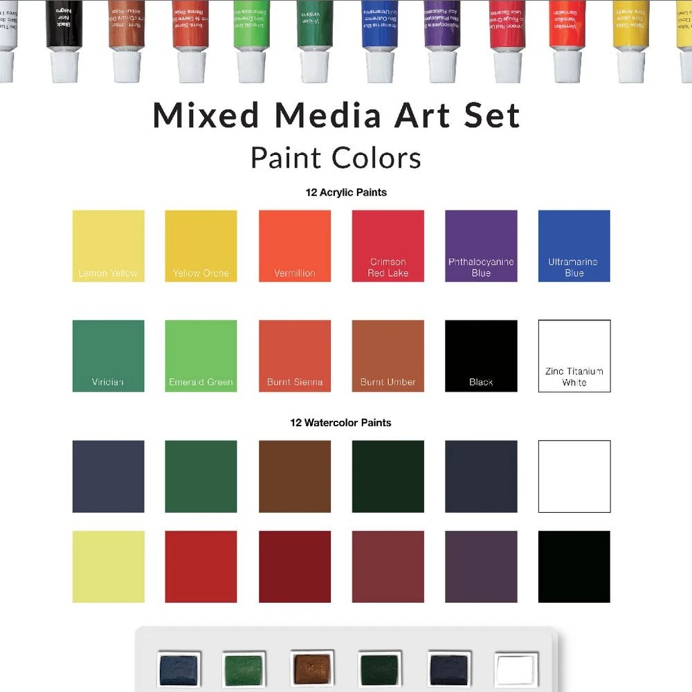 7 Royal & Langnickel Double-sided Mixed Art Set 63 Piece, 7 of 8