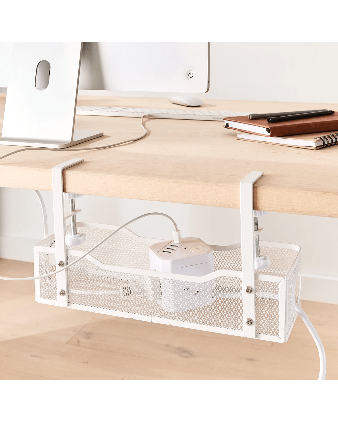 1 Desk Side Cord Organiser, 1 of 9