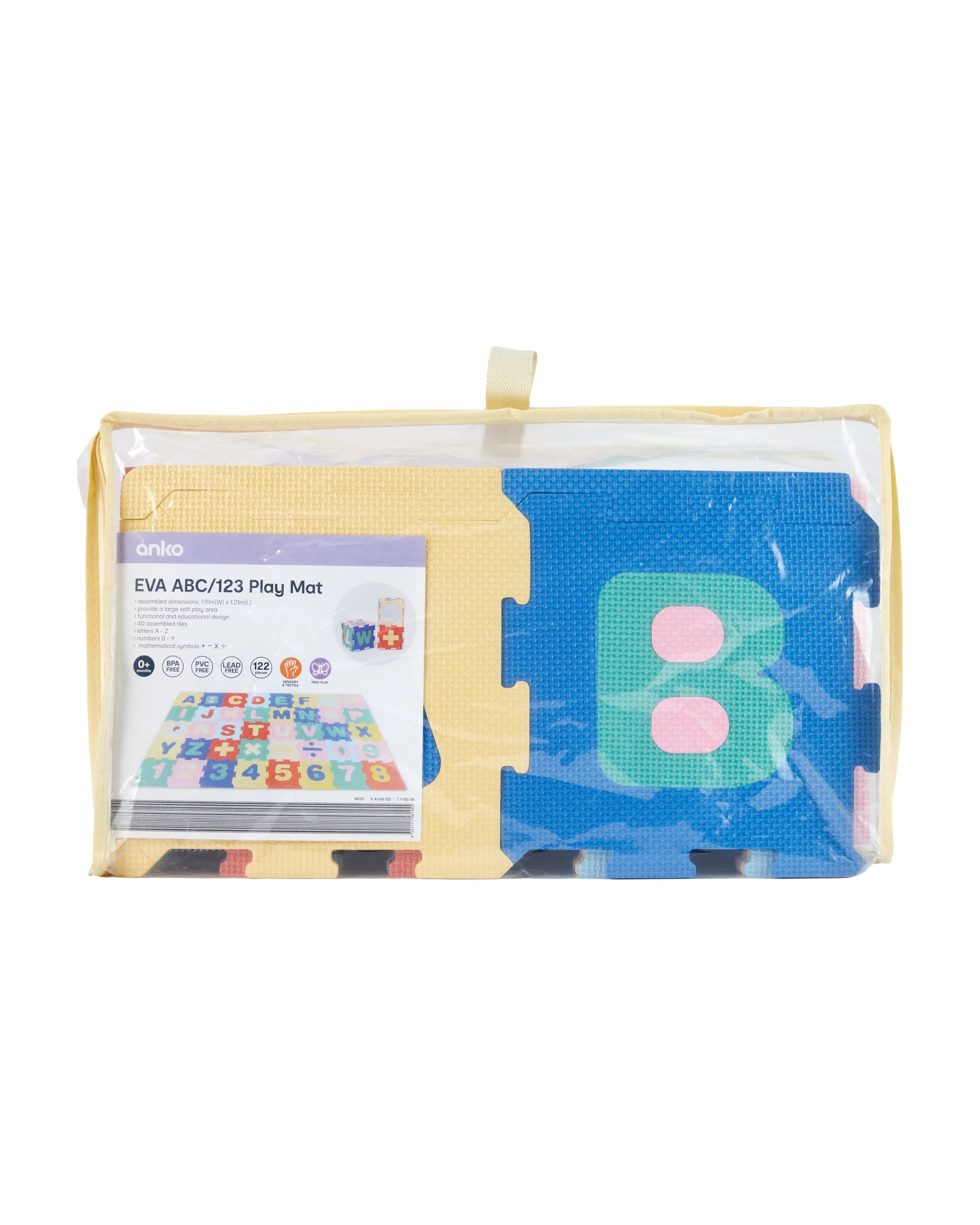 10 122 Piece EVA ABC/123 Play Mat, 10 of 10