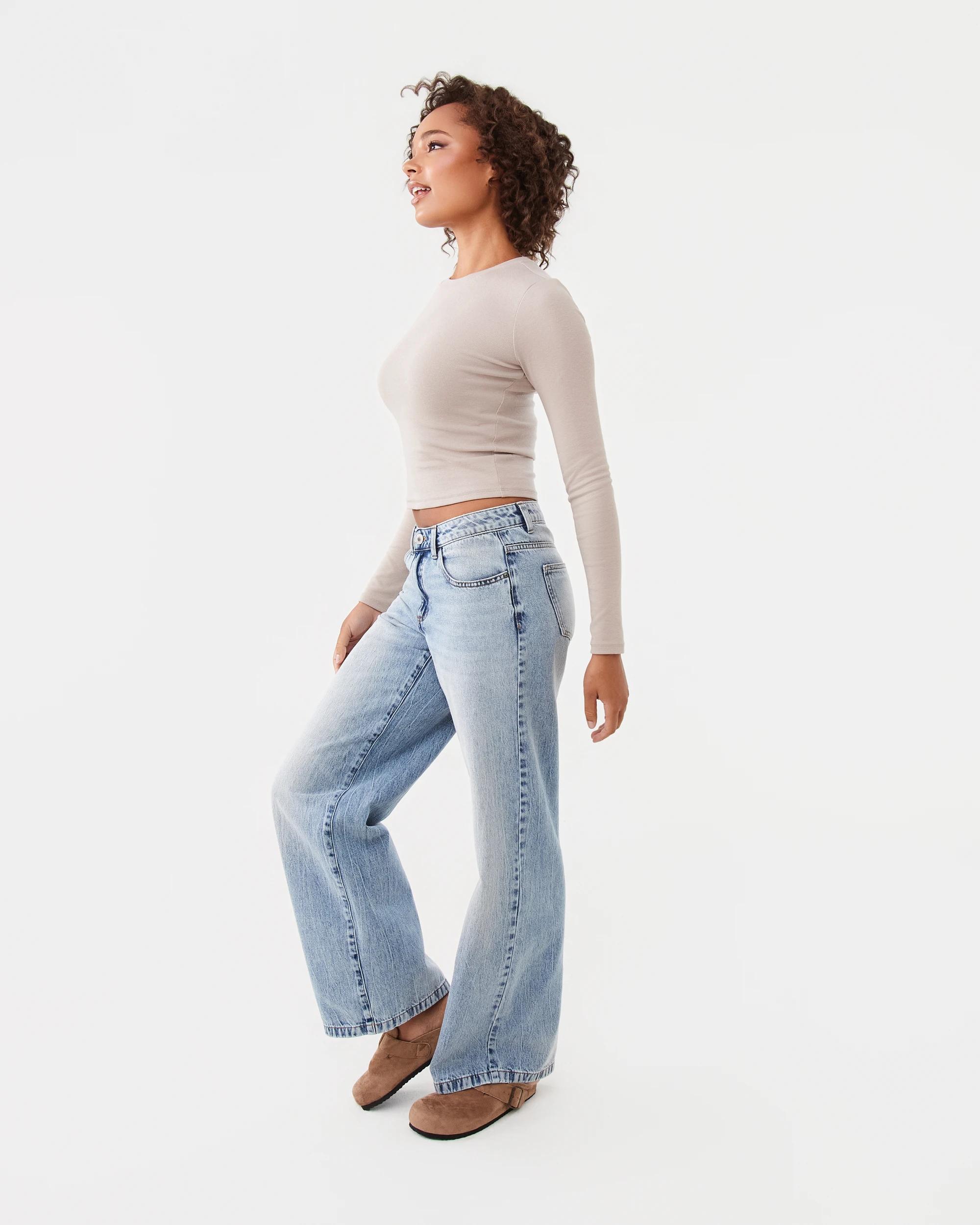 3 Long Sleeve Neat Fit T-shirt Grey Taupe, 3 of 6