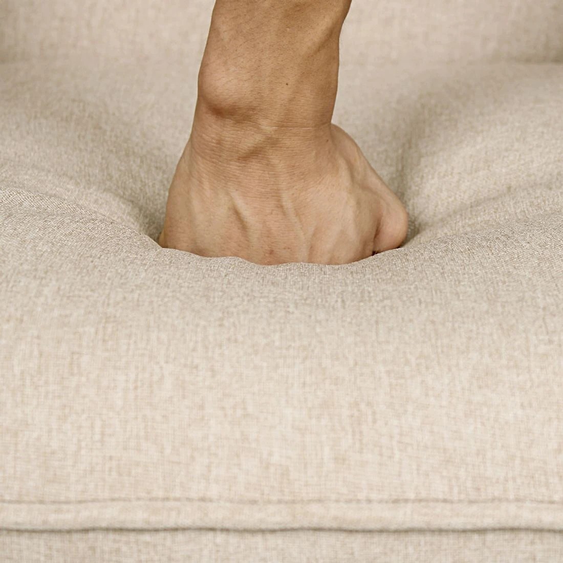 9 Artiss Armchair Lounge Chair Accent Tub Chair  ANNE - Natural, 9 of 10