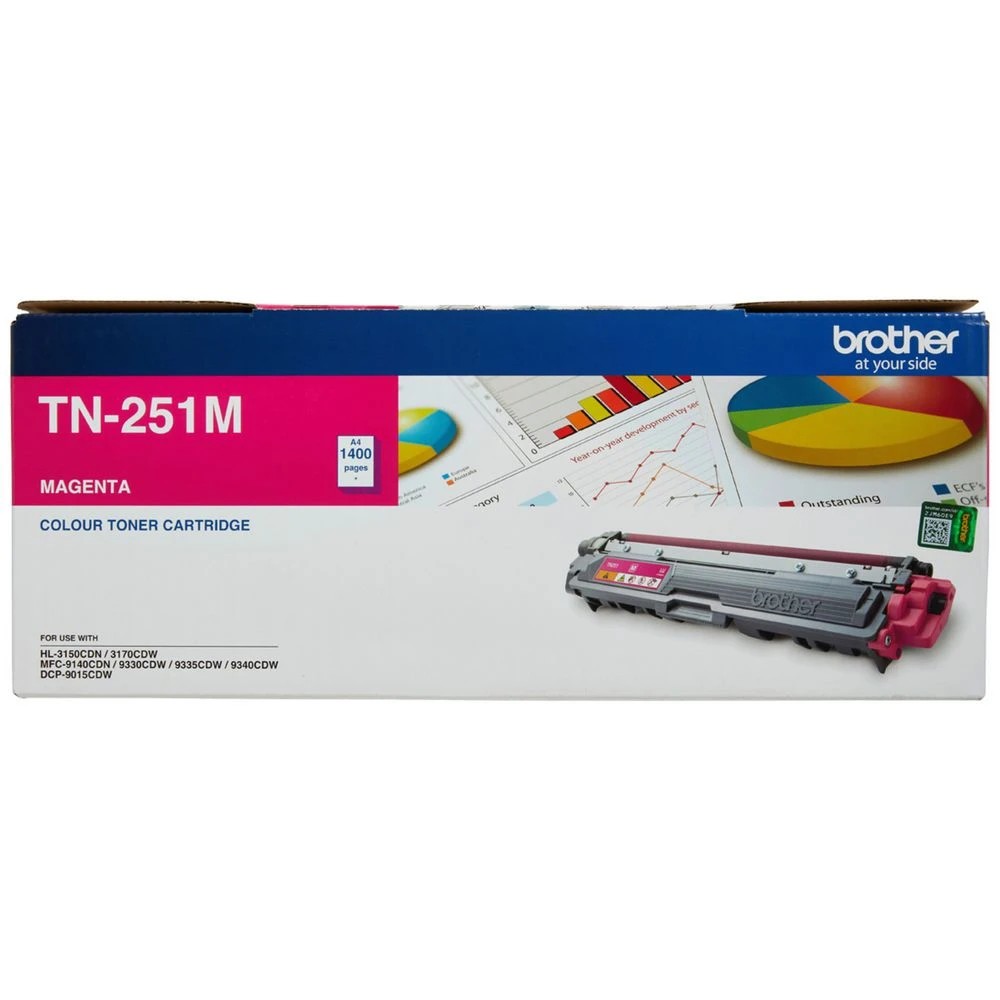 1 Brother TN 251 Toner Cartridge Magenta, 1 of 2