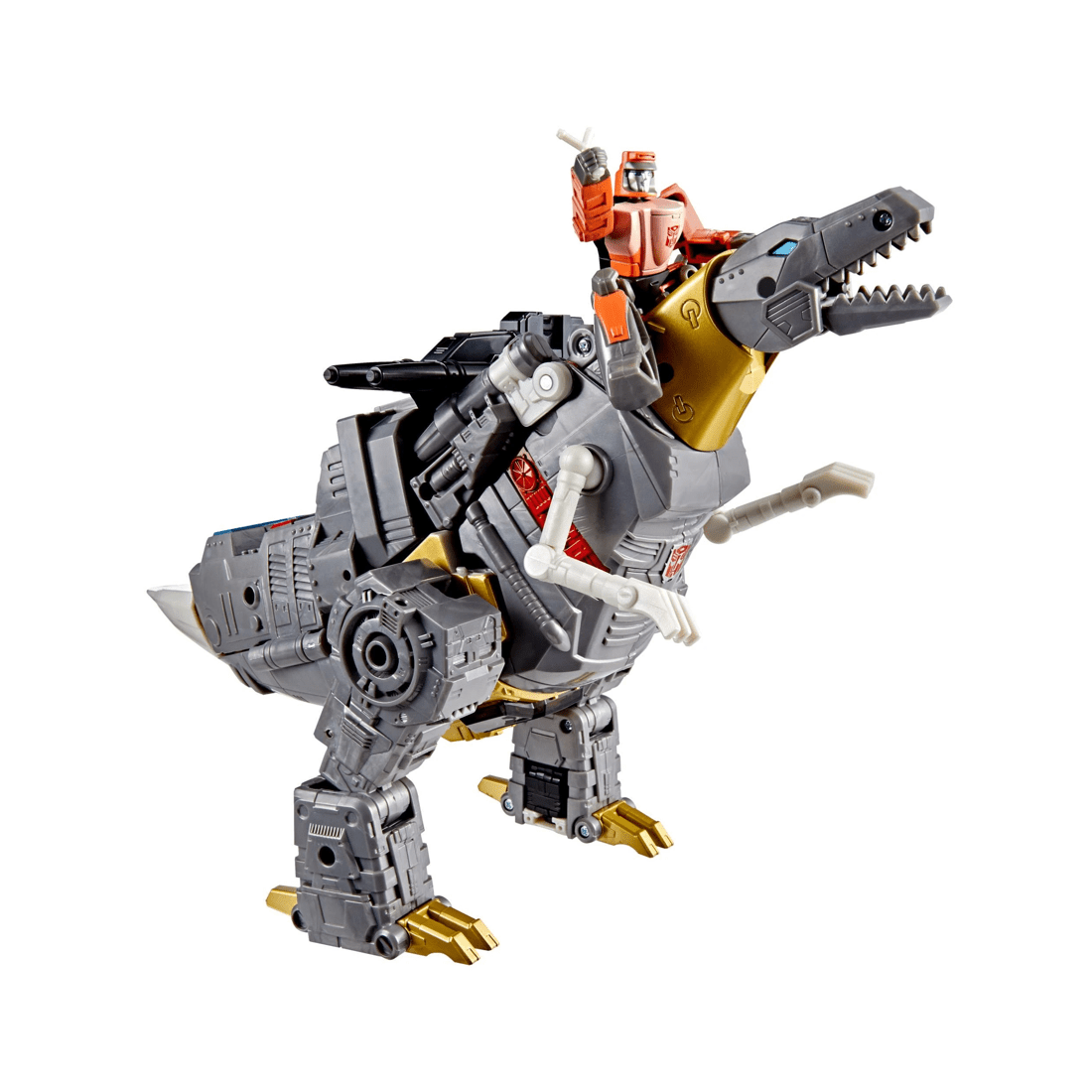 4 Hasbro Transformers Studio Series Leader Class Transformers The Movie Dinobot Grimlock and Autobot Wheelie Action Figure, 4 of 5