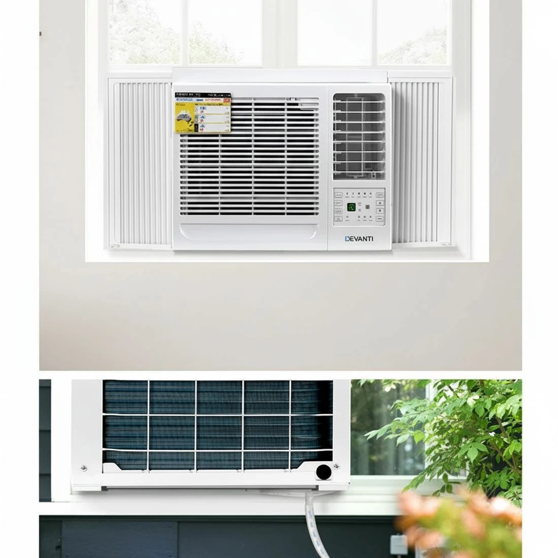 7 Devanti Window Air Conditioner 2.7kW - Blue, 7 of 7