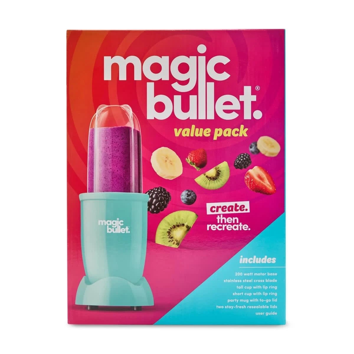 7 Magic Bullet Value Pack - Aqua, 7 of 7