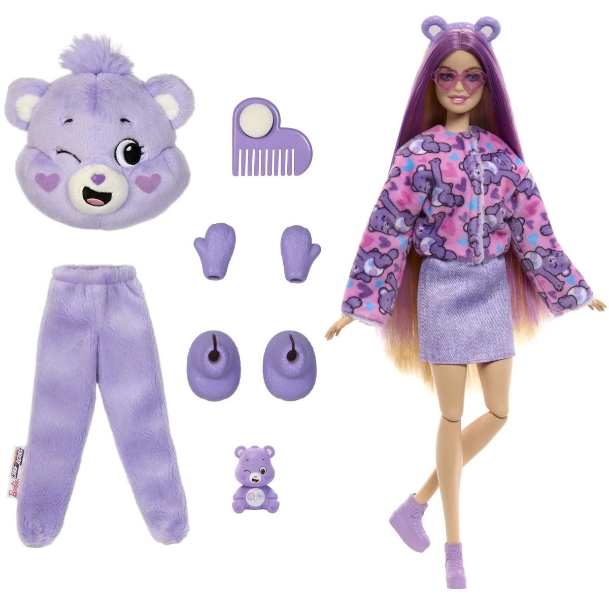 3 Barbie Cutie Reveal Care Bears Series Doll - Assorted, 3 of 9