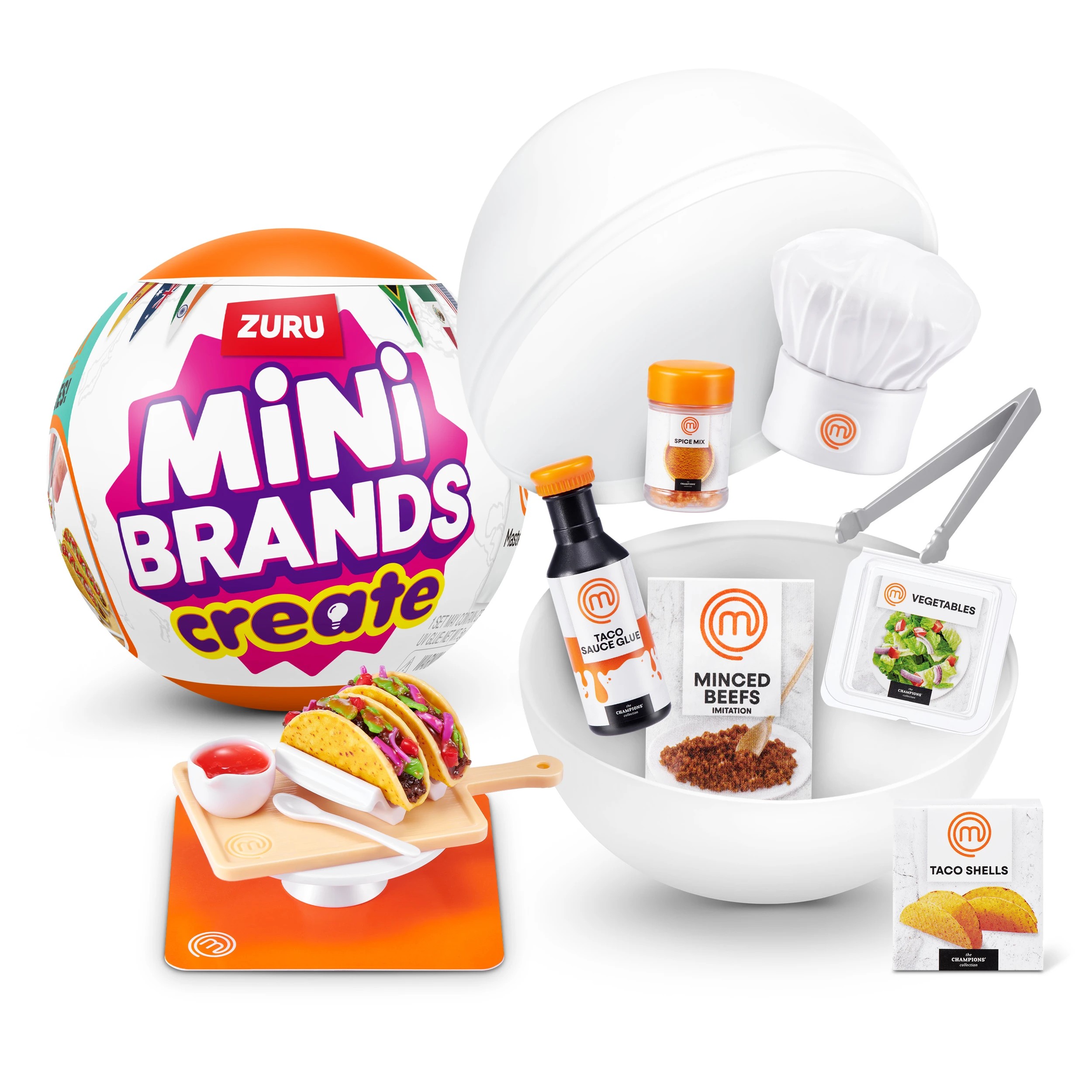 1 Mini Brands Create MasterChef Series 2 by ZURU - Assorted, 1 of 9