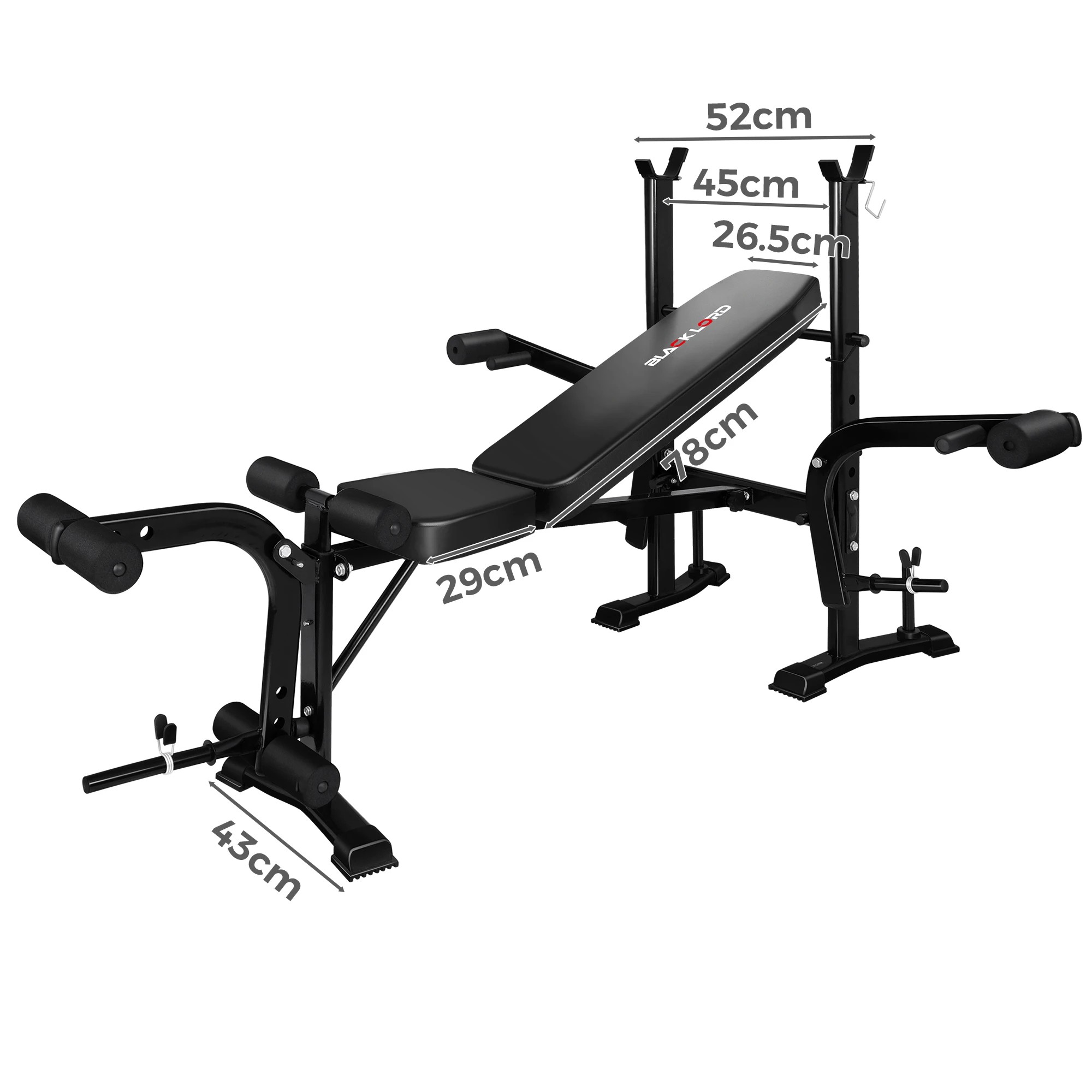 5 Black Lord Weight Bench 8in1 Multi-Station, 5 of 10
