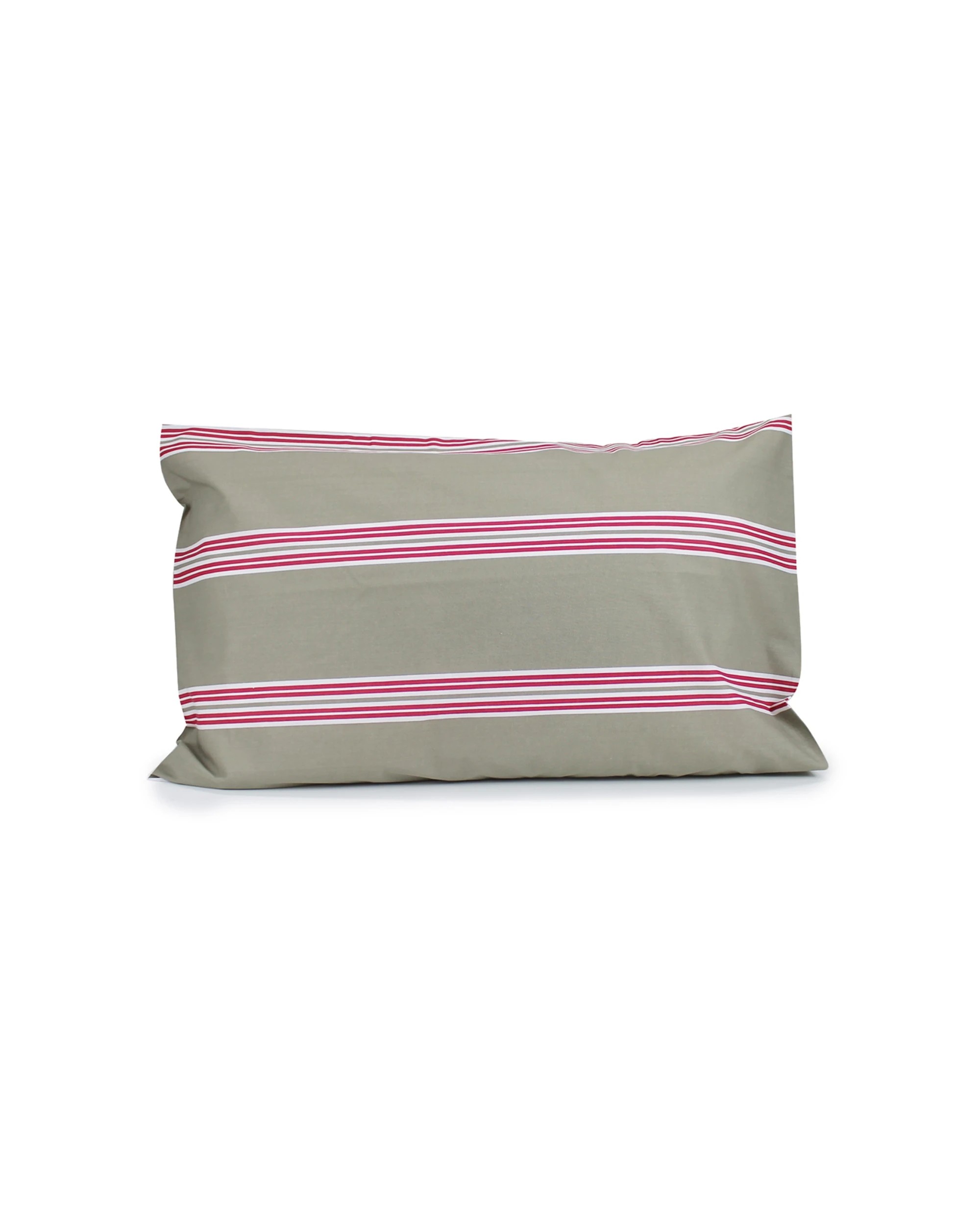 2 Jason Commercial Hudson Stripe Pillow Case Almond Stripe 2PK 48x73cm - Multi, 2 of 3