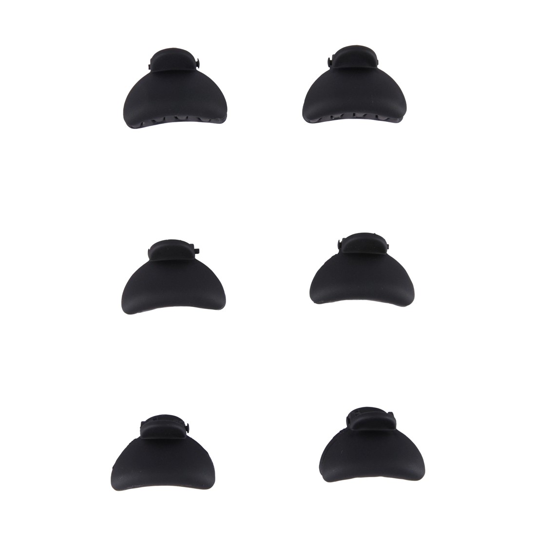 1 OXX Haircare 6 Pack Black Claw Hair Clip, 1 of 5