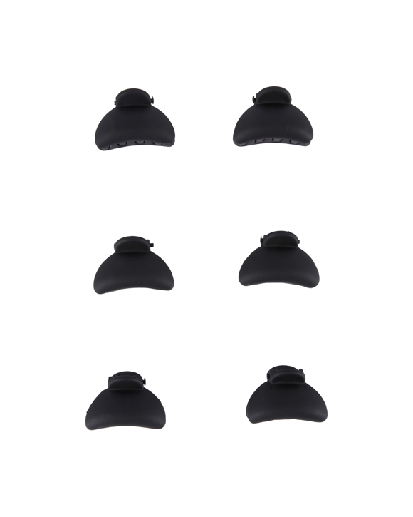 OXX Haircare 6 Pack Black Claw Hair Clip