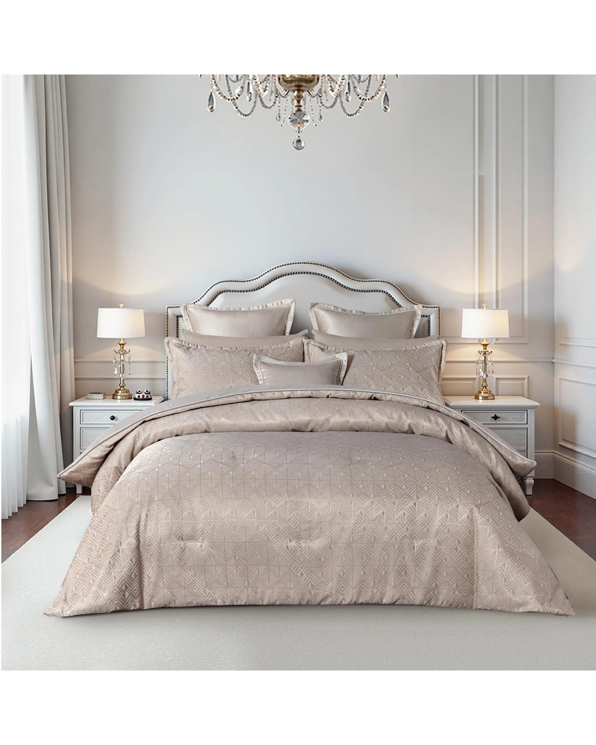 2 Bianca Bedding Bellagio 6-Piece Comforter Set, Super King, Multi - Multi, 2 of 6