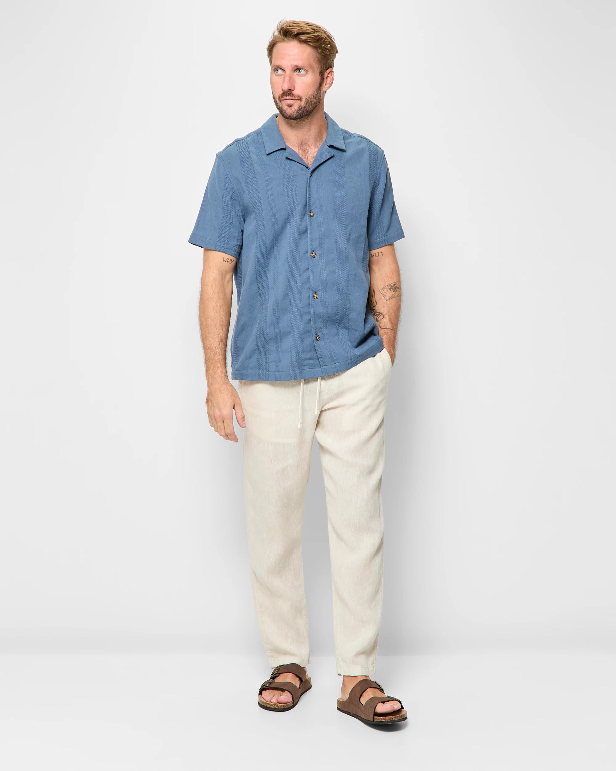 2 Target European Linen Pants LIGHT STONE, 2 of 5