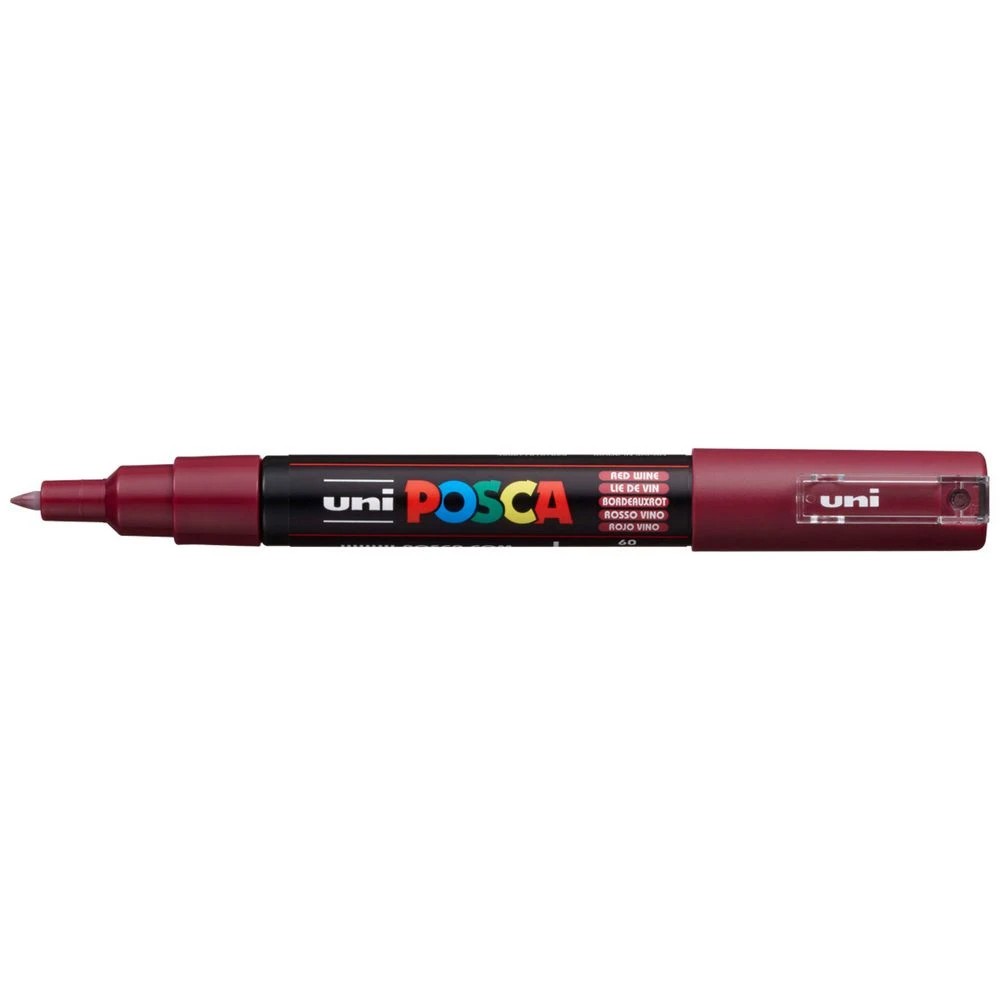 1 POSCA PC-1M Paint Marker Red Wine, 1 of 2