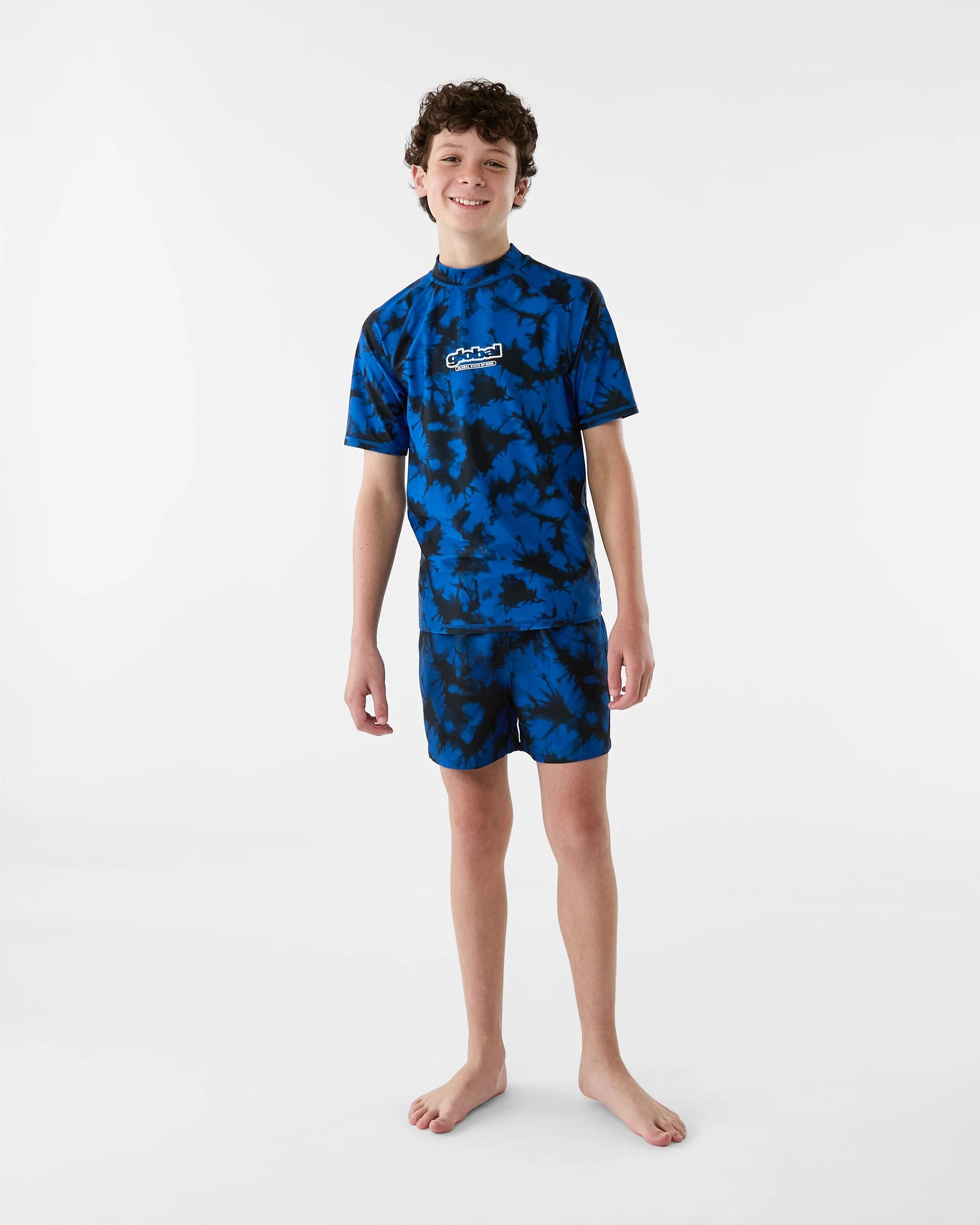 5 Printed Swim Shorts Blu Tiedye, 5 of 6