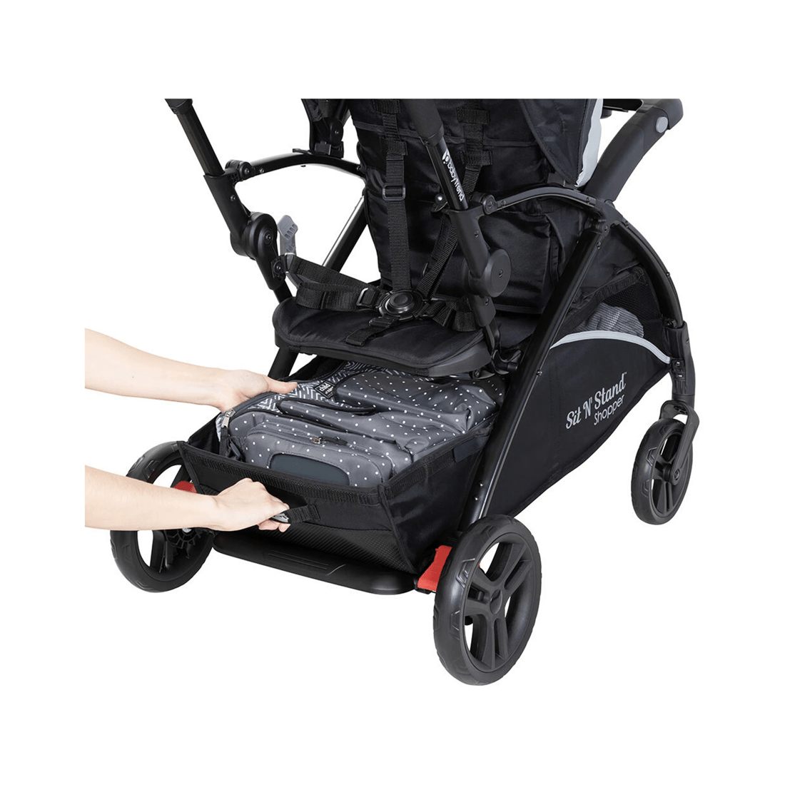 4 Baby Trend Sit N Stand Shopper Stroller Moondust
 - Grey, 4 of 9
