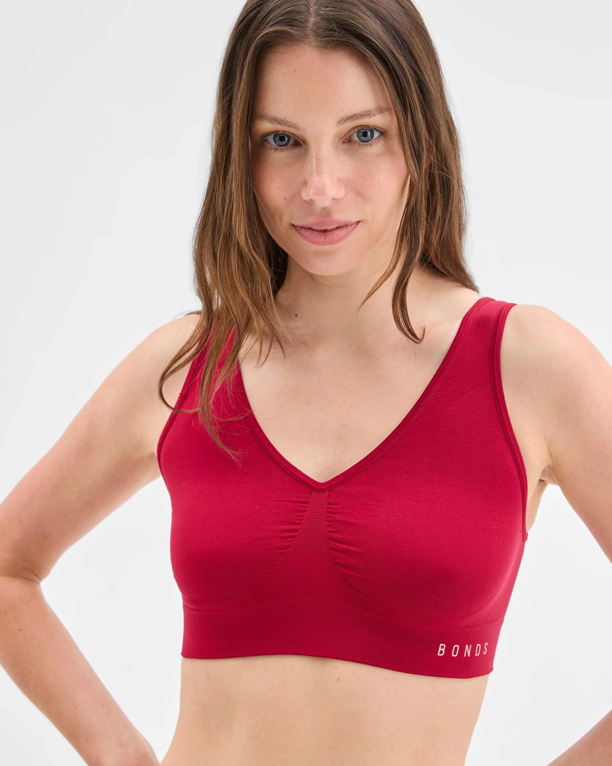4 Bonds Seamless Comfy Crop Top CHERRY WINE, 4 of 7