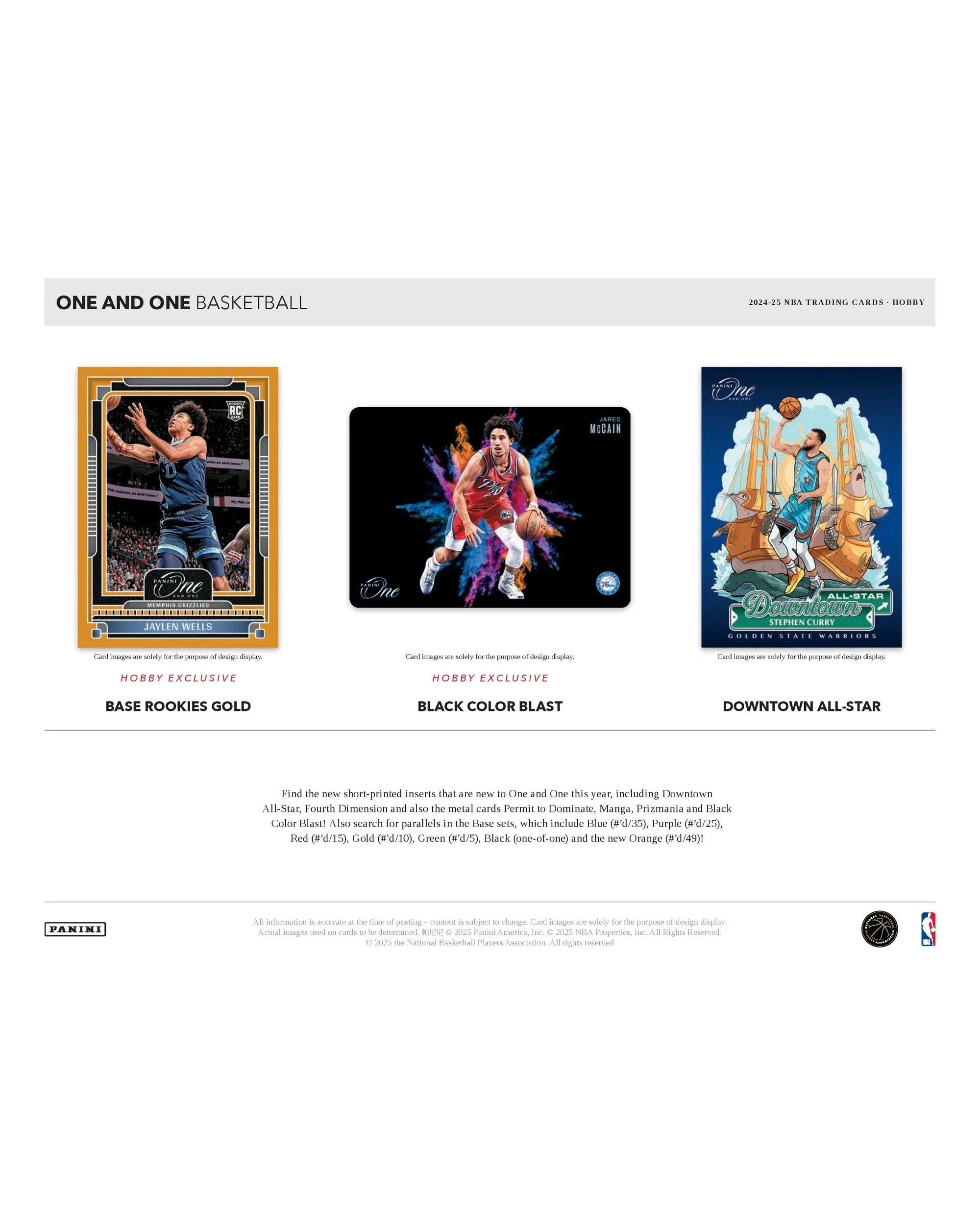 5 Panini 2024/2025 NBA One and One Basketball Hobby Box, 5 of 6