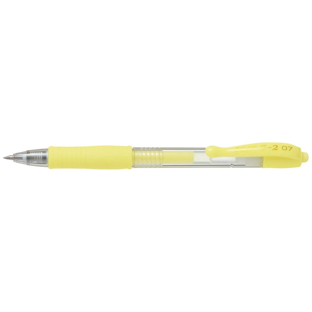 1 PILOT G2 Gel Pen 0.7mm Pastel Yellow, 1 of 1