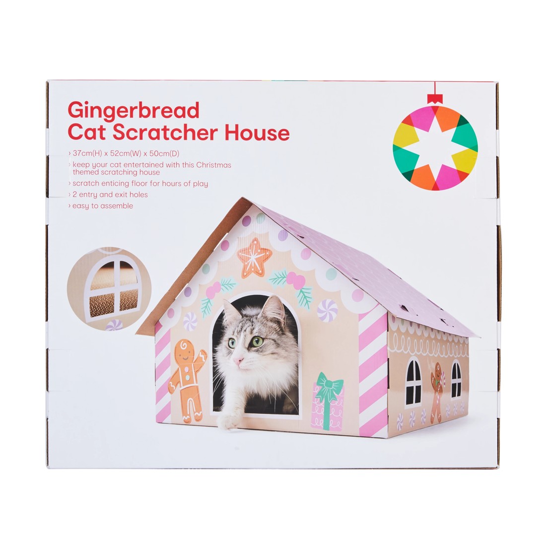 10 Gingerbread Cat Scratcher House, 10 of 10