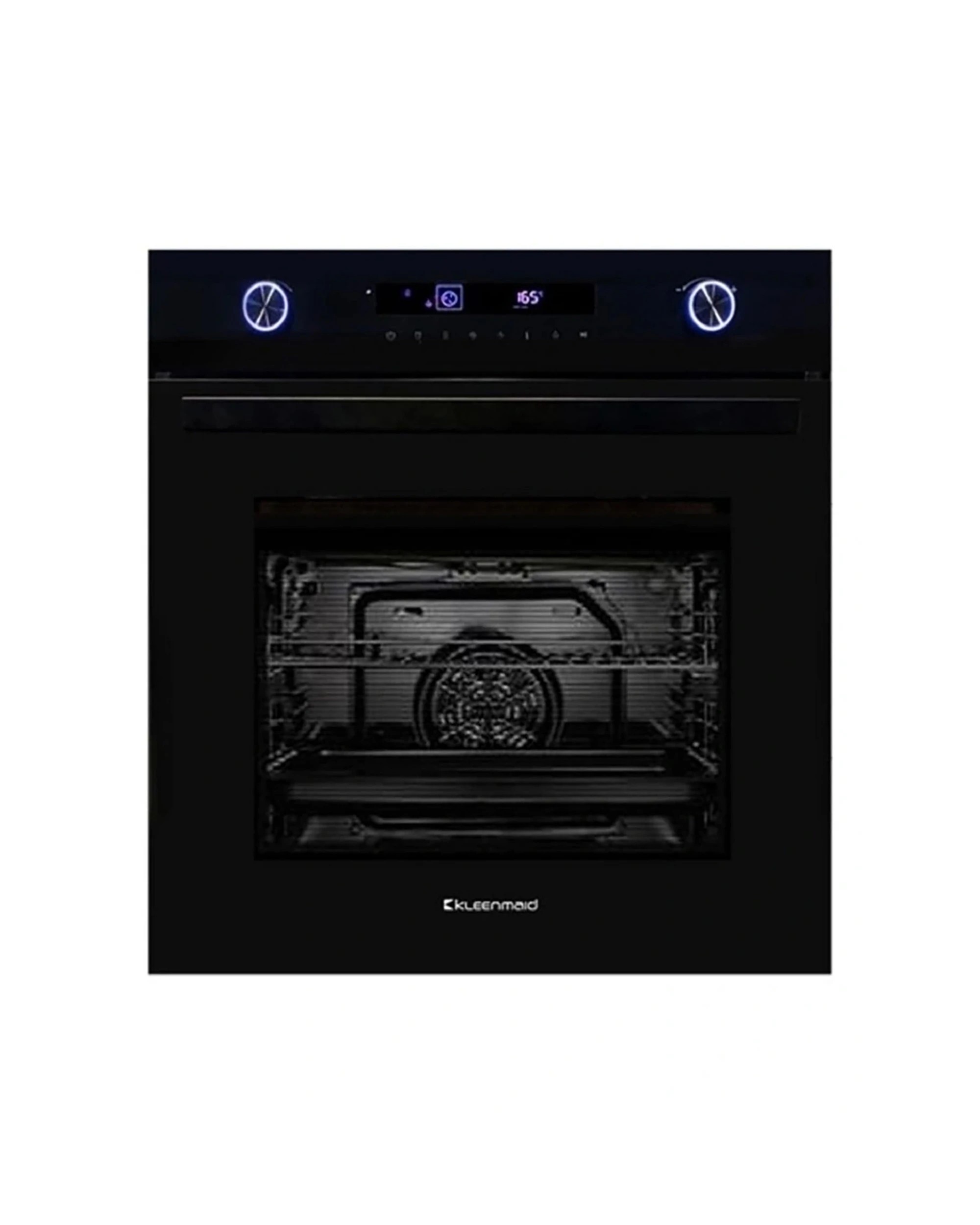 1 Kleenmaid Built-In Multifunction Electric Convection Oven 82L 60cm Glass Black, 1 of 5