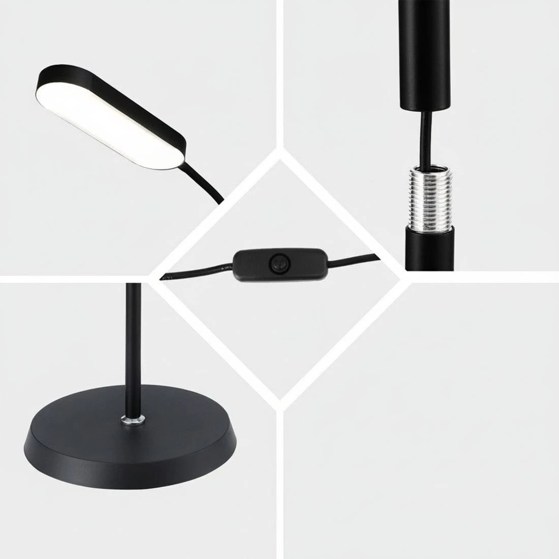 6 Artiss LED Floor Lamp with Remote Control & 4 Color Temperature Reading Living Room - Black, 6 of 7