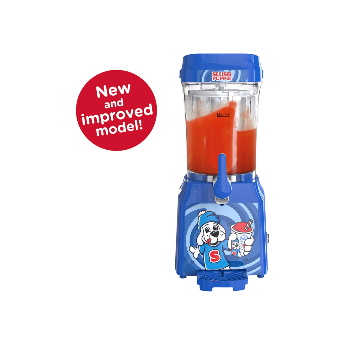 8 Slush Puppie Slushie Maker Machine 1L Compact Countertop Foot Pedal Party
 - blue, 8 of 8