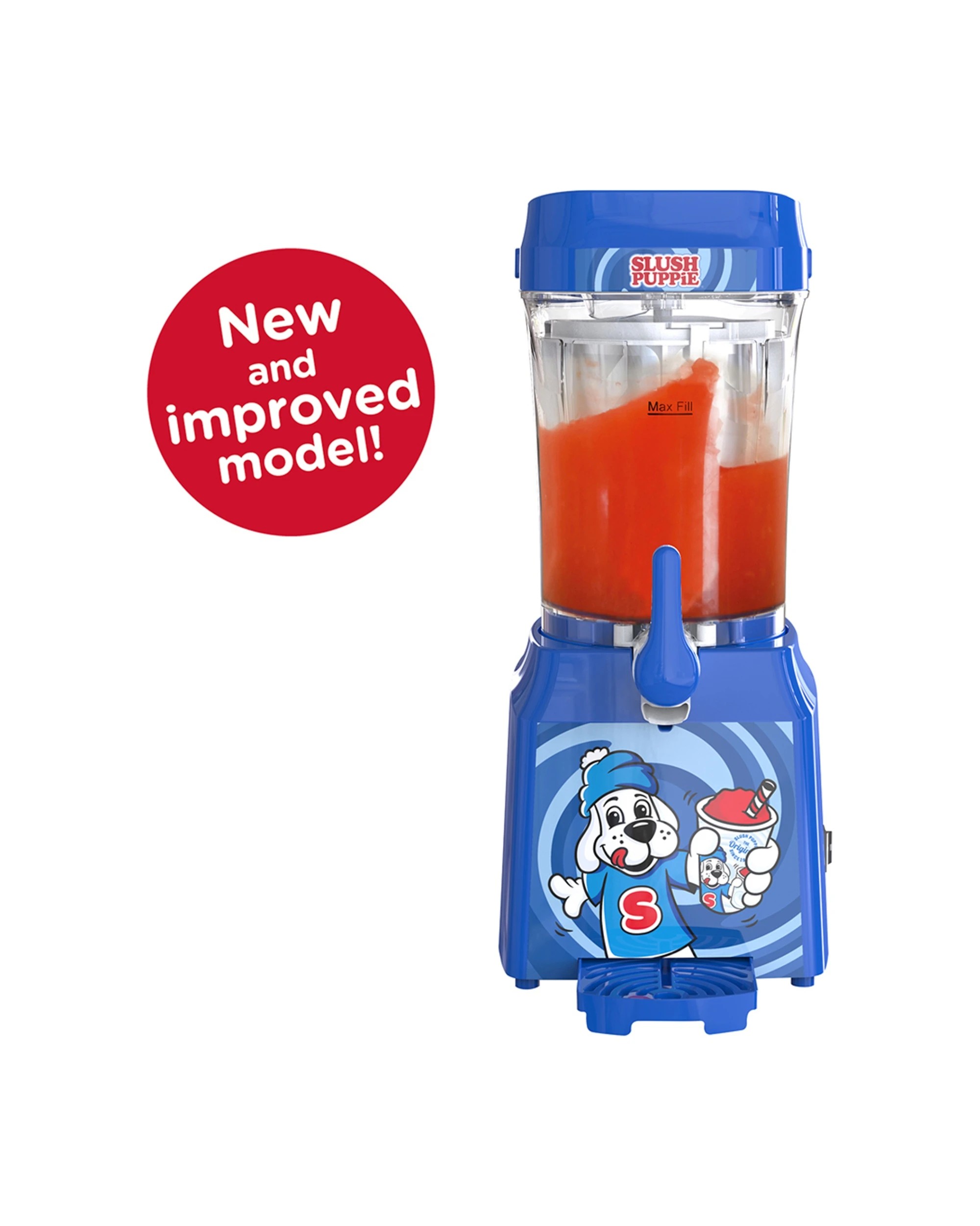 8 Slush Puppie Slushie Maker Machine 1L Compact Countertop Foot Pedal Party
 - blue, 8 of 8
