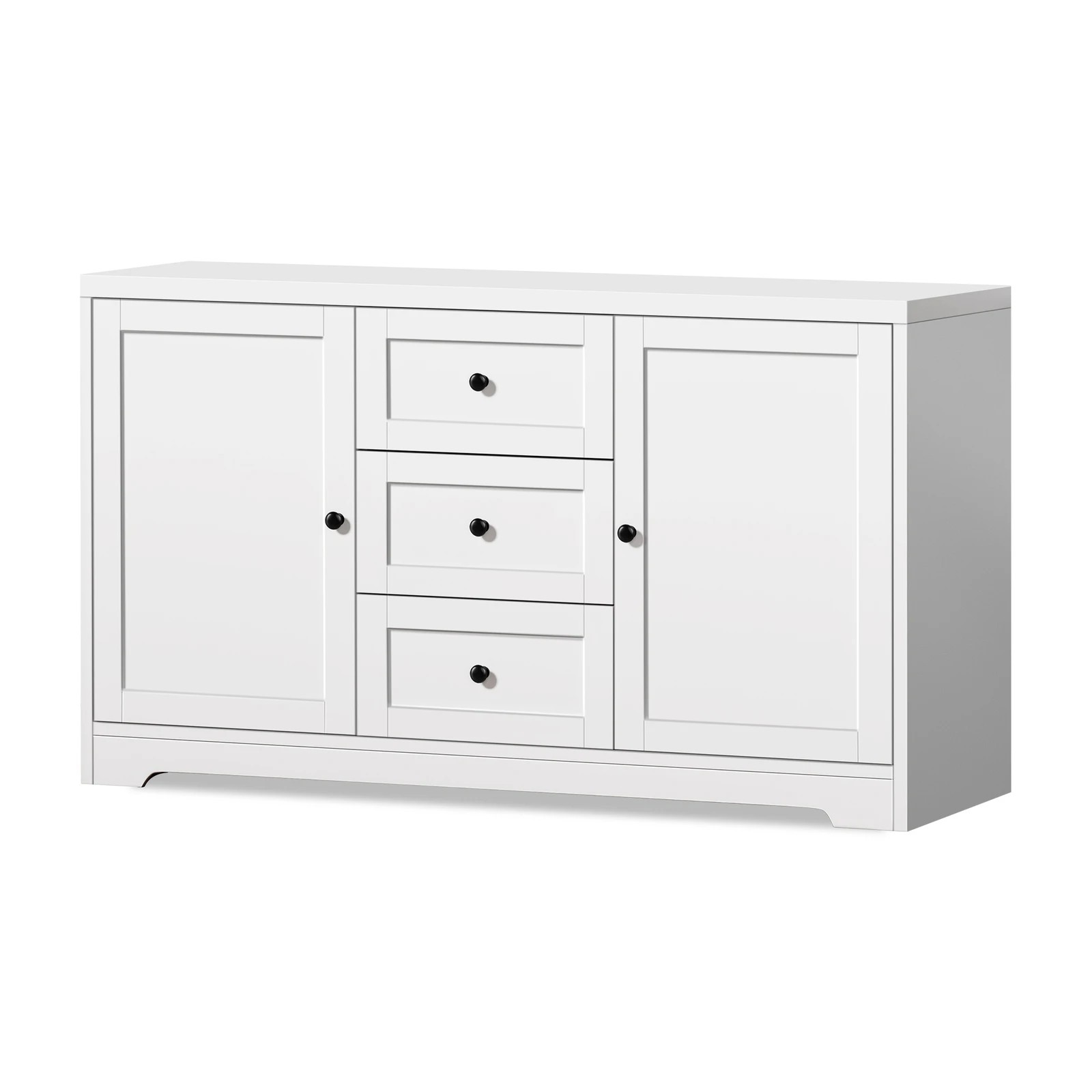 1 Alfordson Buffet Sideboard 120cm Storage Cabinet - White, 1 of 8