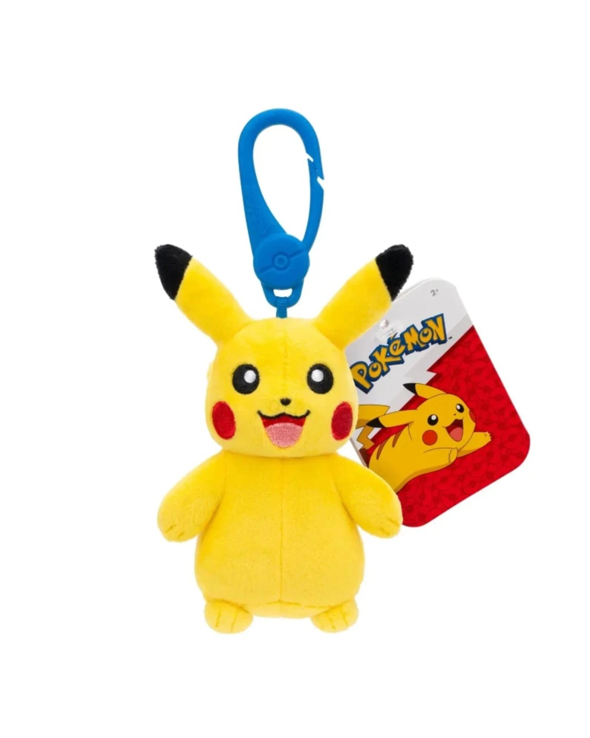 1 Pokemon Pikachu 3.5 inch Clip on Plush, 1 of 2