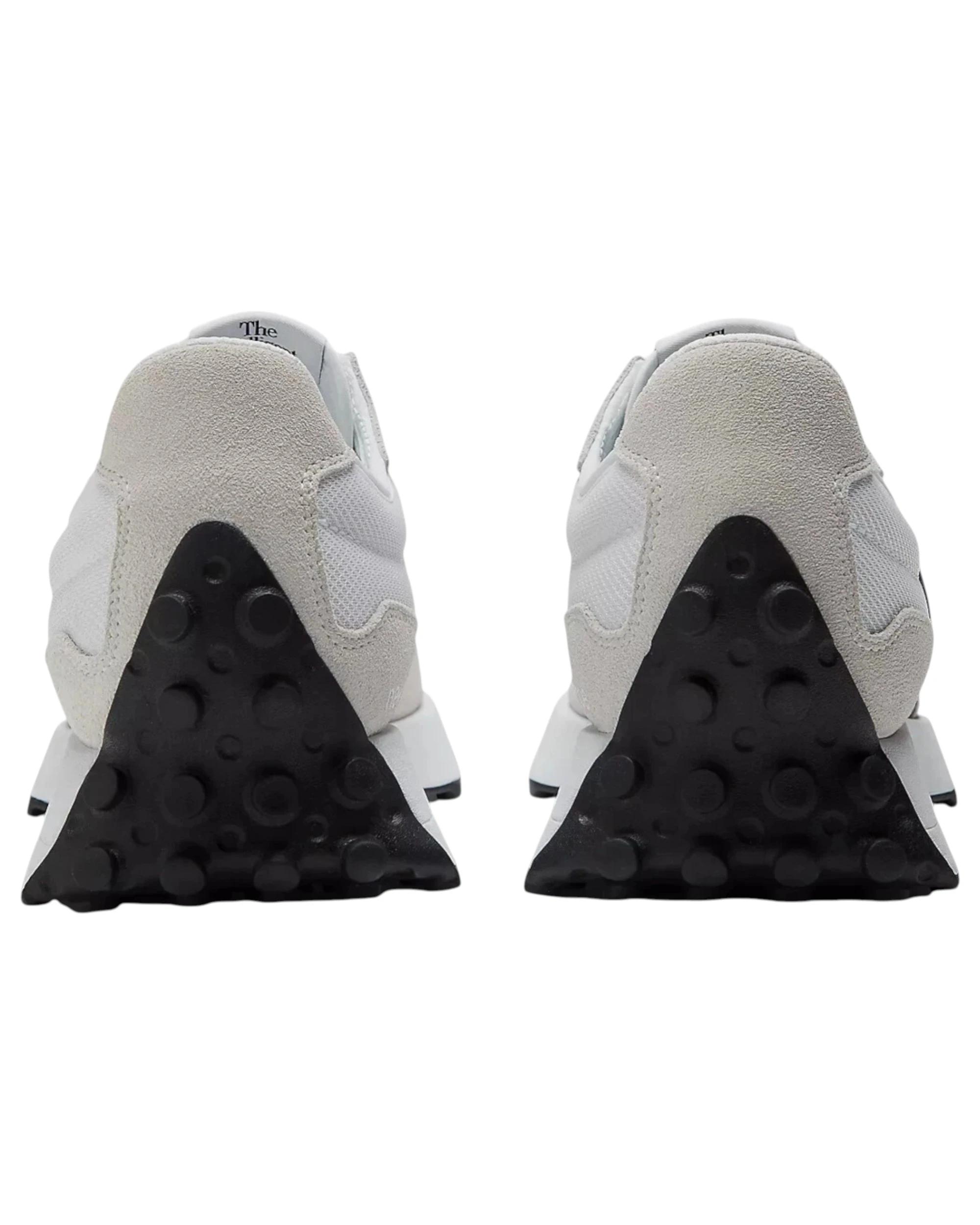 4 New Balance Mens 327 Athletic Shoes WHITE/BLACK, 4 of 6