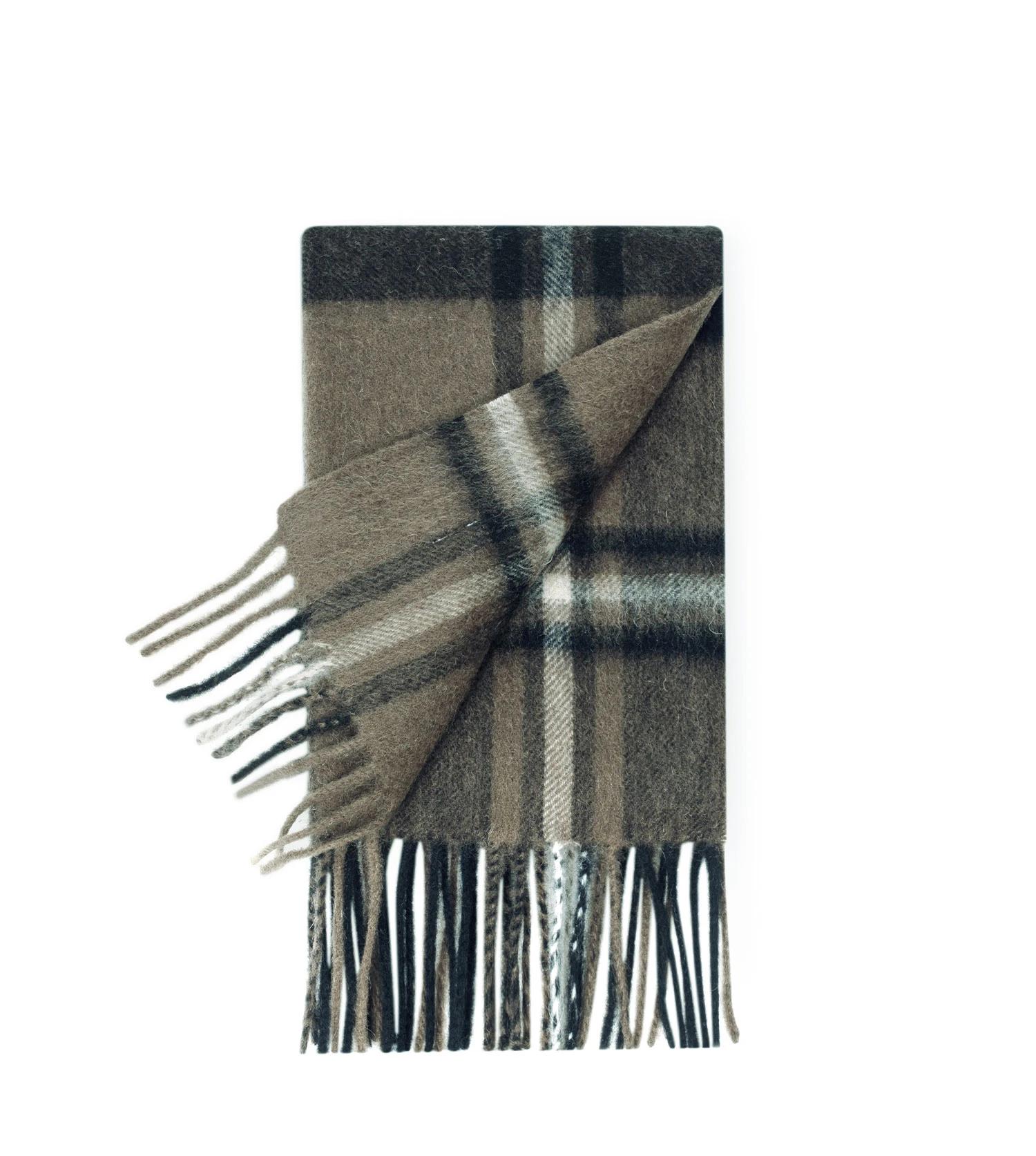 2 Australian Shepherd UGG Snovia 100% Wool Check Scarf BLACK CHECK, 2 of 5