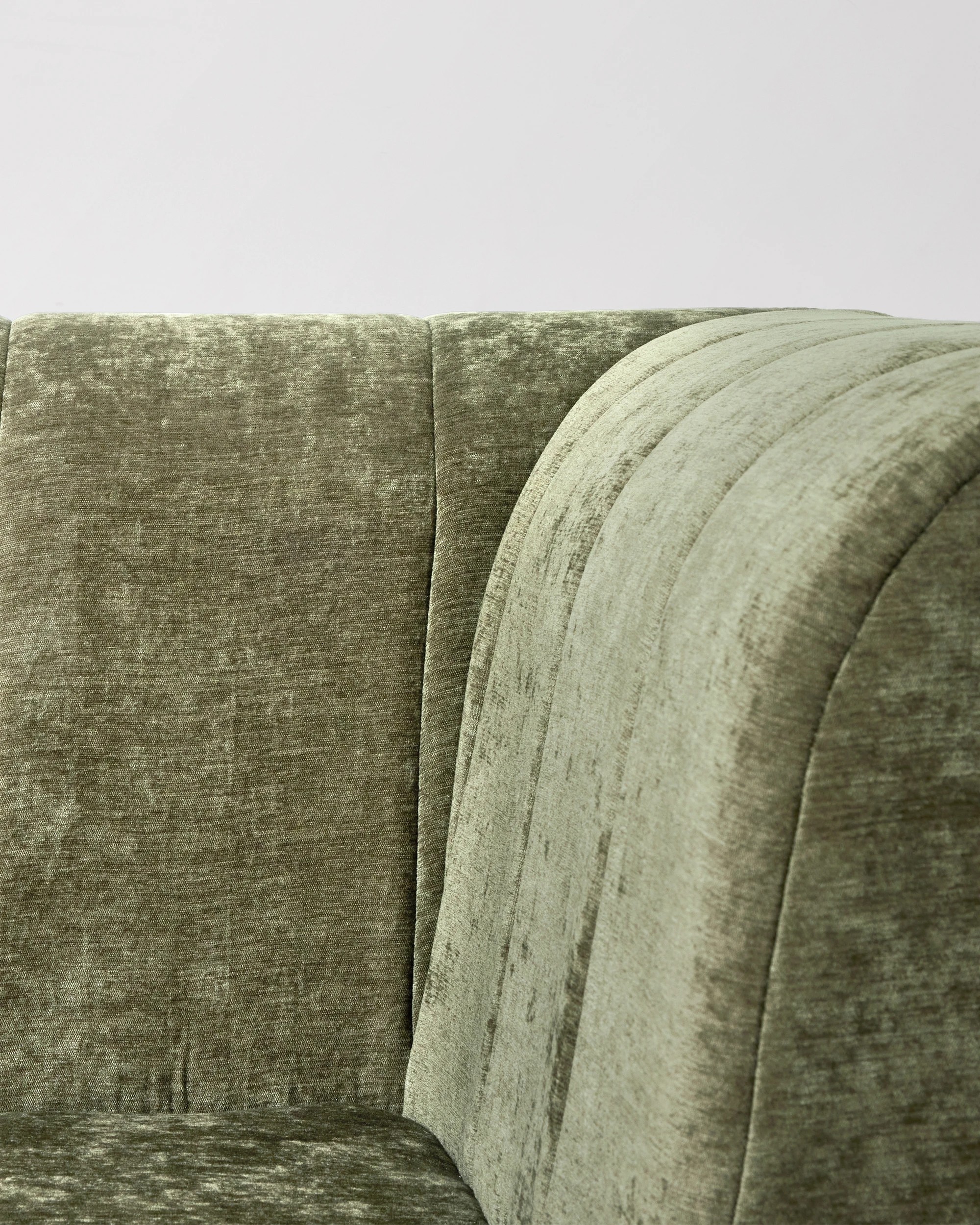 7 Trove 3 Seat Compressed Sofa - Green, 7 of 9