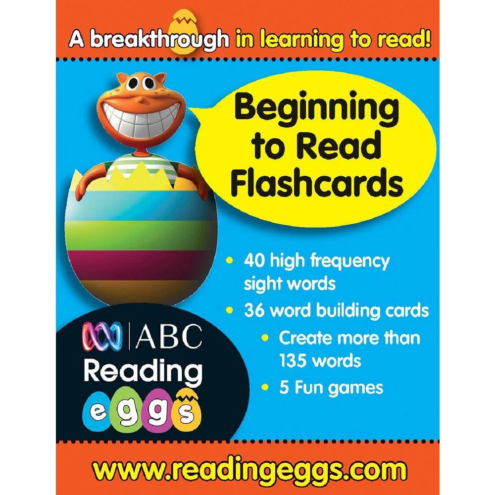 1 ABC  Reading Eggs - Beginning to Read - Flashcards, 1 of 1