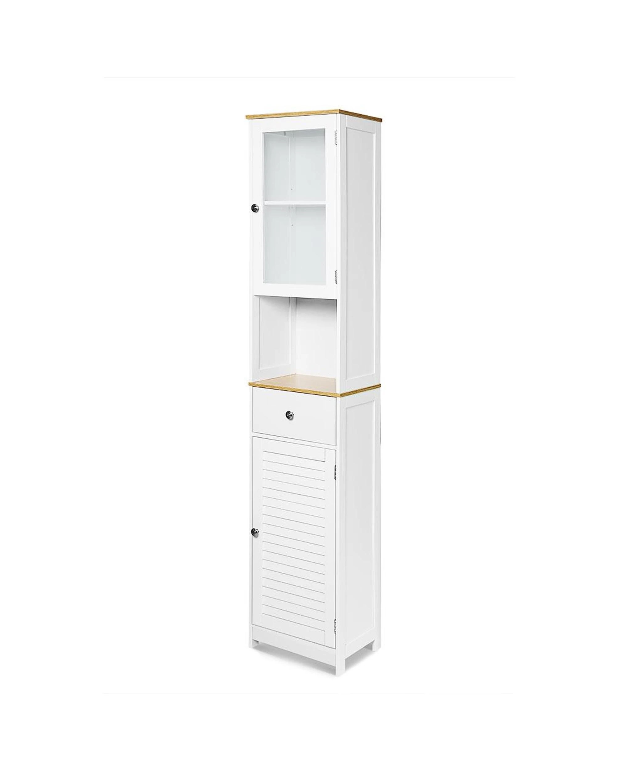 1 Auston Tall Bathroom Storage Cabinet, 1 of 10