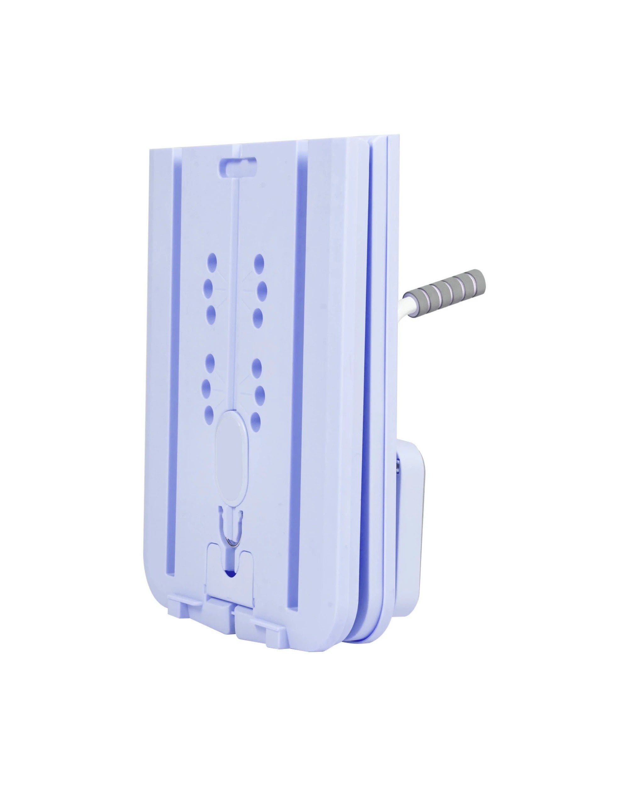 4 Advwin Foldable Pilates Reformer Board w/Back Storage, Elbow Support,Pilates Bar Purple, 4 of 6