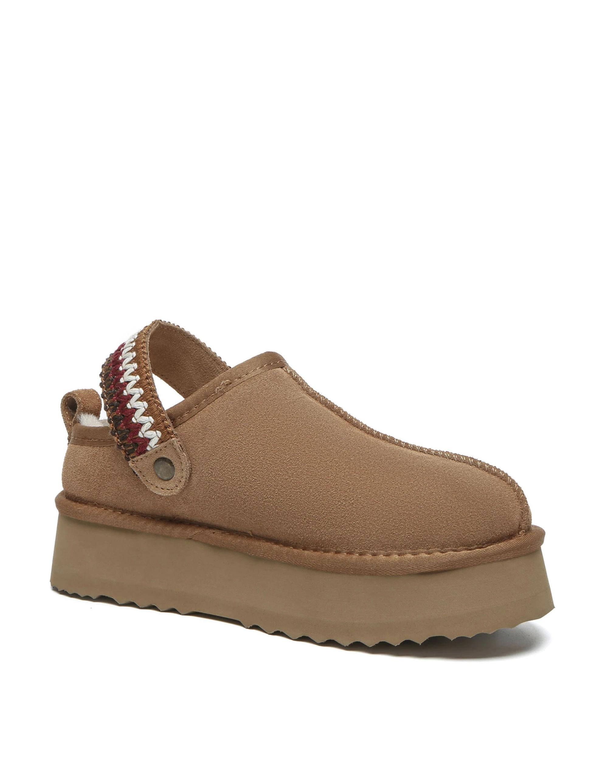 2 Everau Womens Maeve Slippers CHESTNUT, 2 of 5