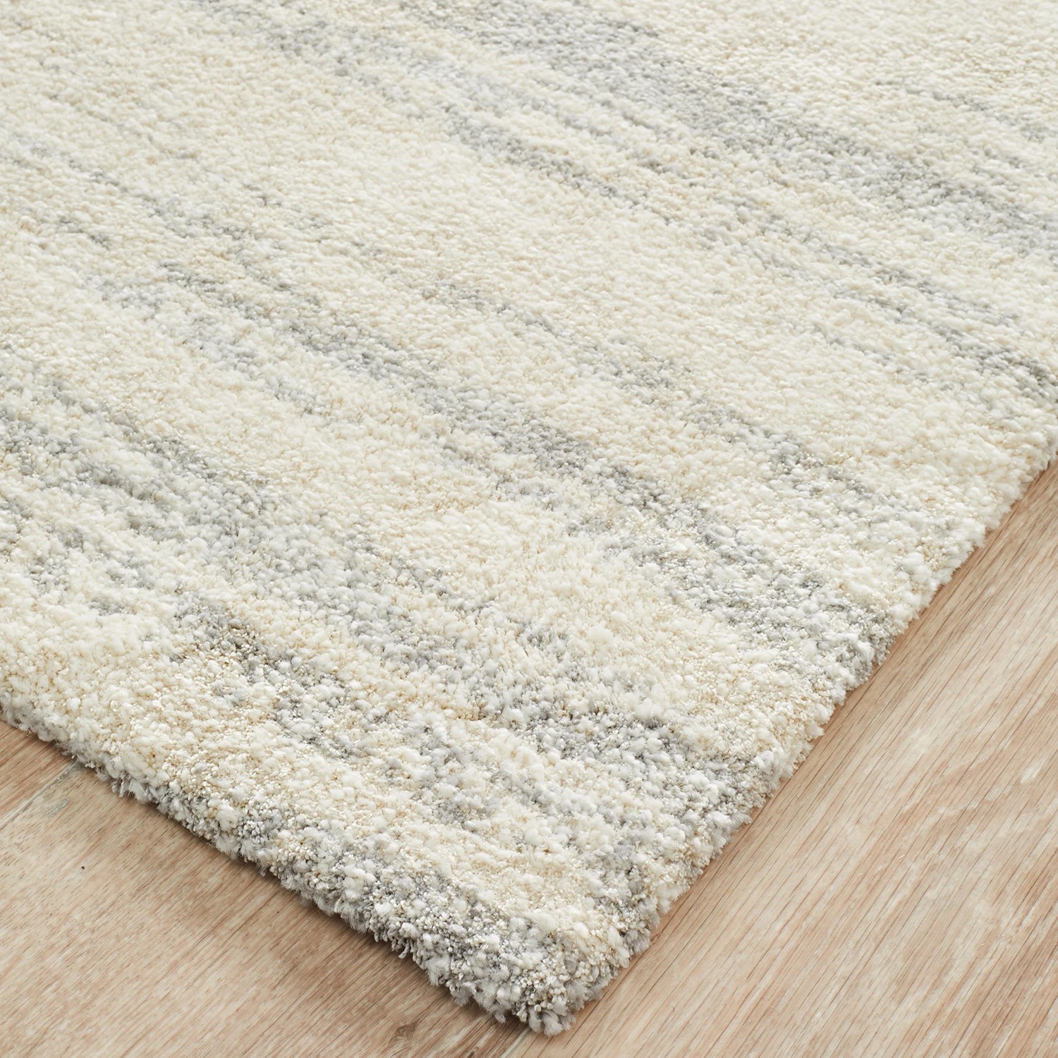 3 Common Ground Rugs Marquee 933 340x240cm - Extra Large Floor Rug - Silver - Natural, 3 of 7