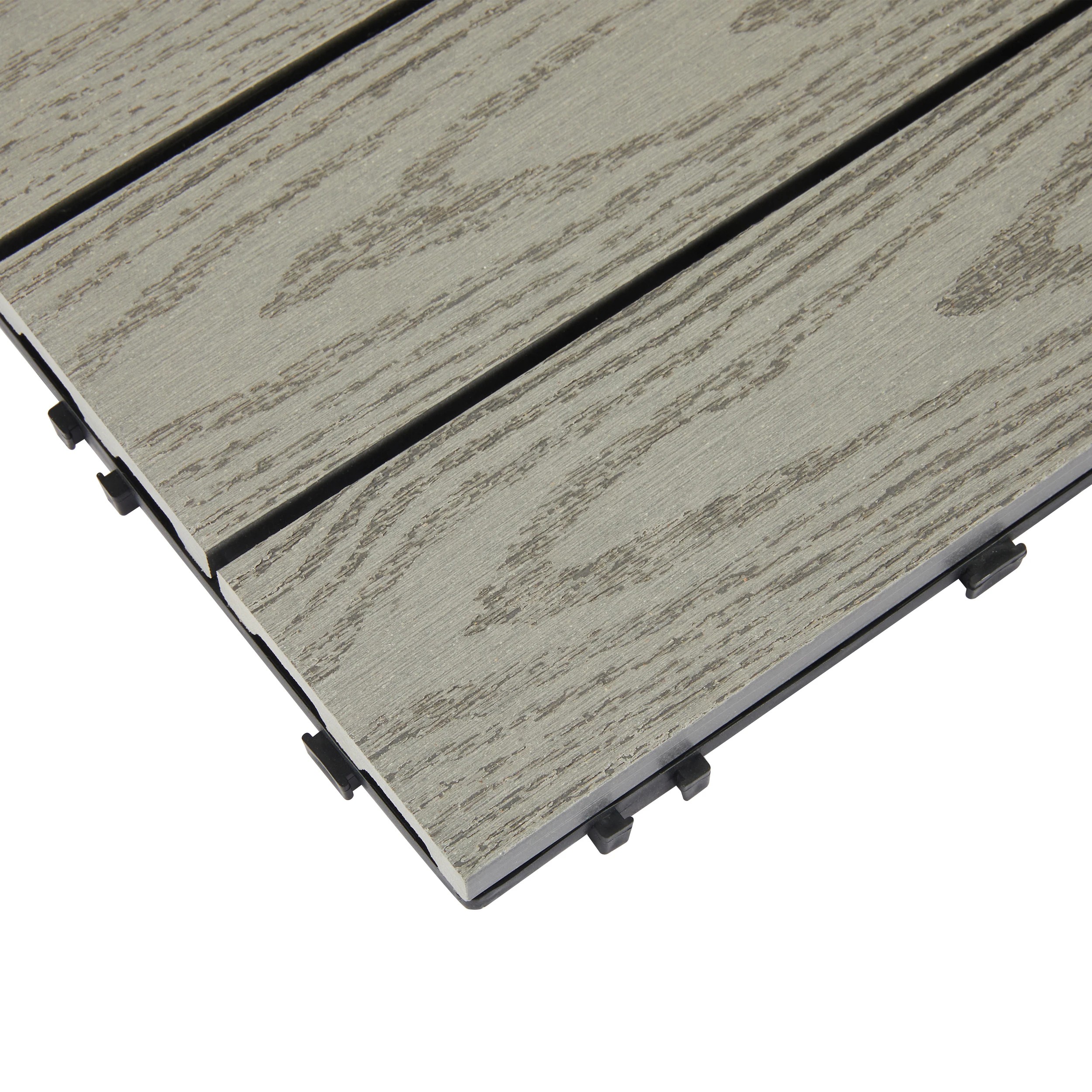 3 4 Pack Wood Look Decking Tiles, 3 of 6