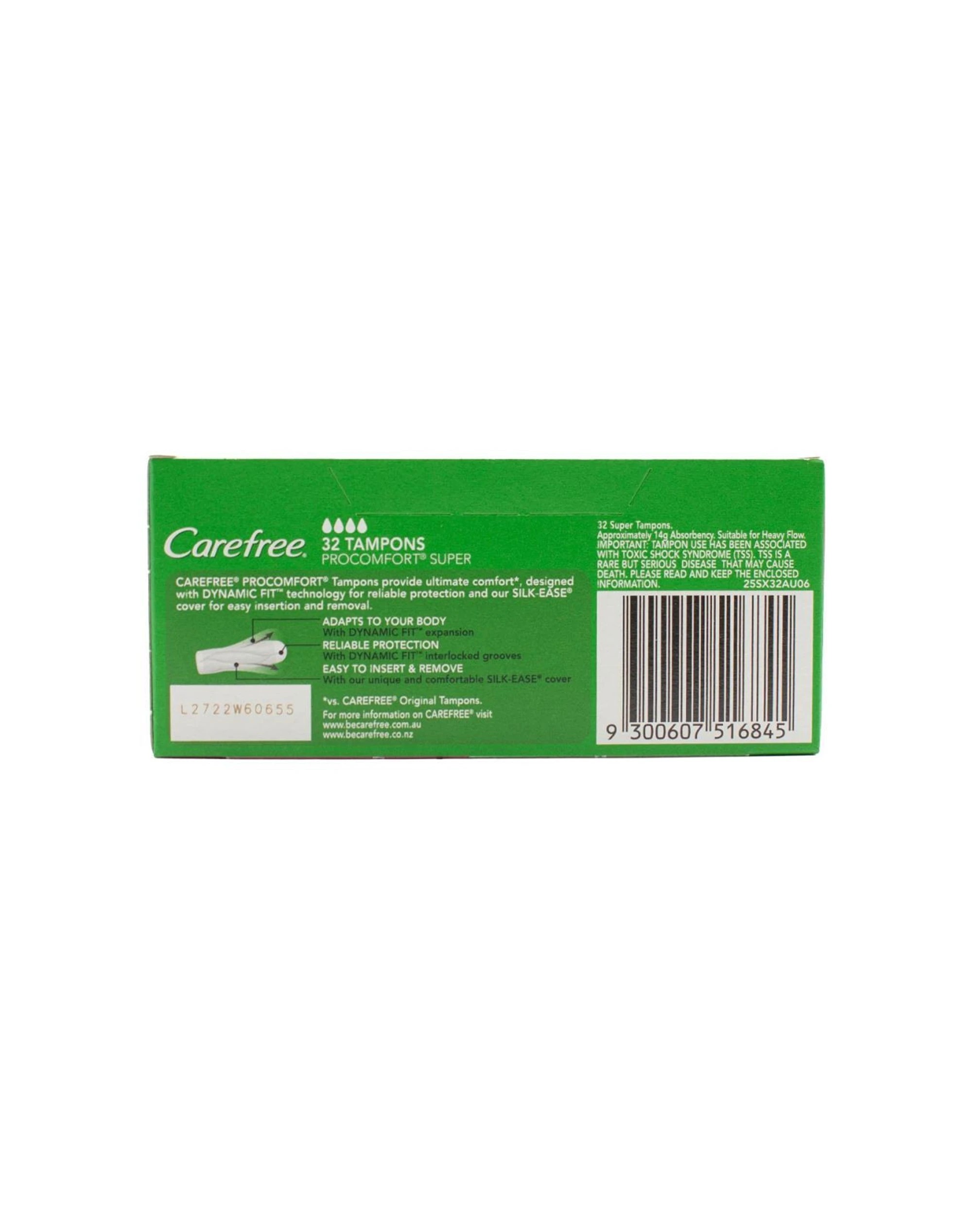 3 Carefree 192pc Super All Day Protection Tampons Pro Comfort Dynamic Fit - Multi, 3 of 3
