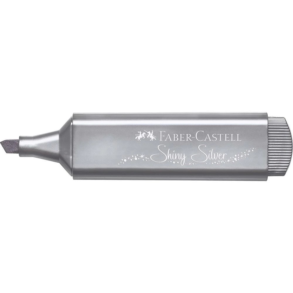 3 Faber-Castell Textliner Highlighter Metallic Shiny Silver, 3 of 10