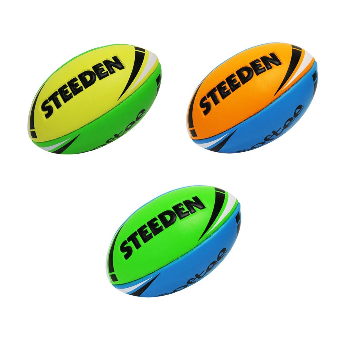 1 11in. Steeden Rugby Softee Ball - Assorted, 1 of 1