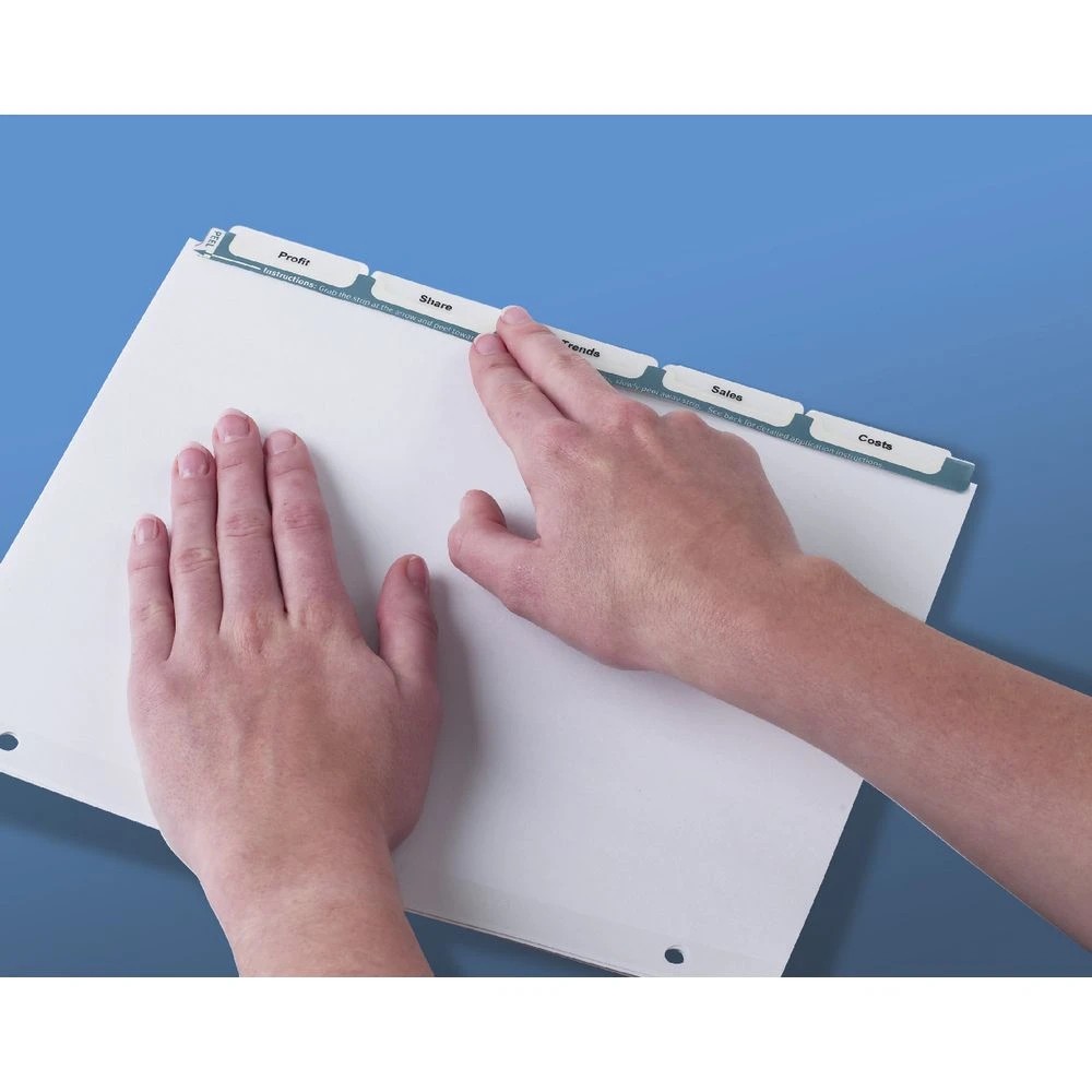 4 Avery A4 IndexMaker with 10 Tabs Clear, 4 of 6