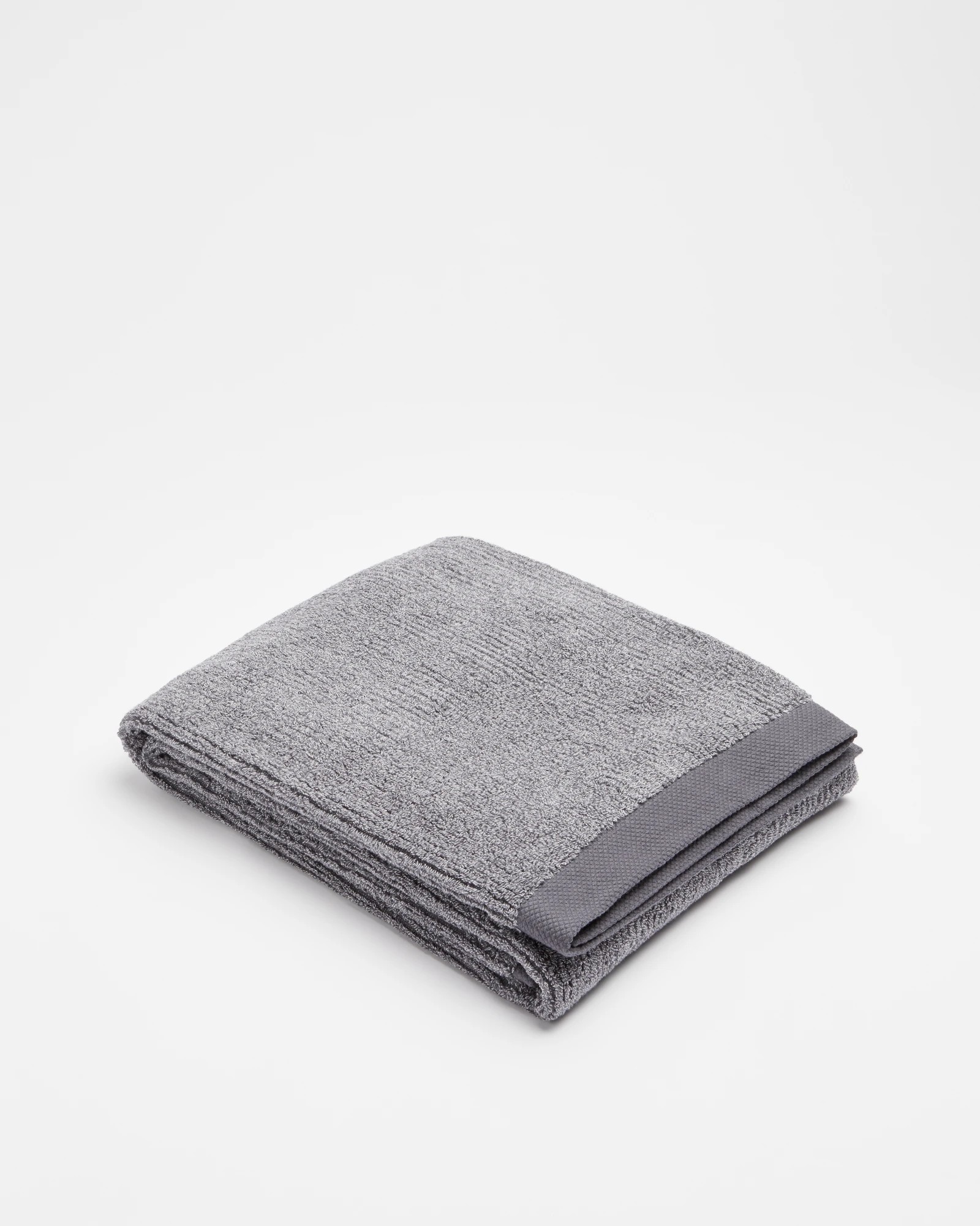 1 Target Australian Cotton Ribbed Bath Sheet - Piper Marle - Grey, 1 of 3