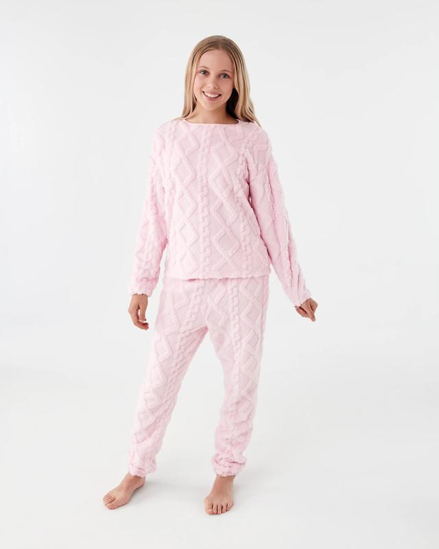 Embossed Fluffy Pyjama