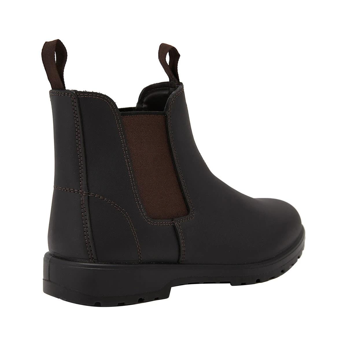 5 Slip On Utility Chelsea Boots RICH BROWN, 5 of 5