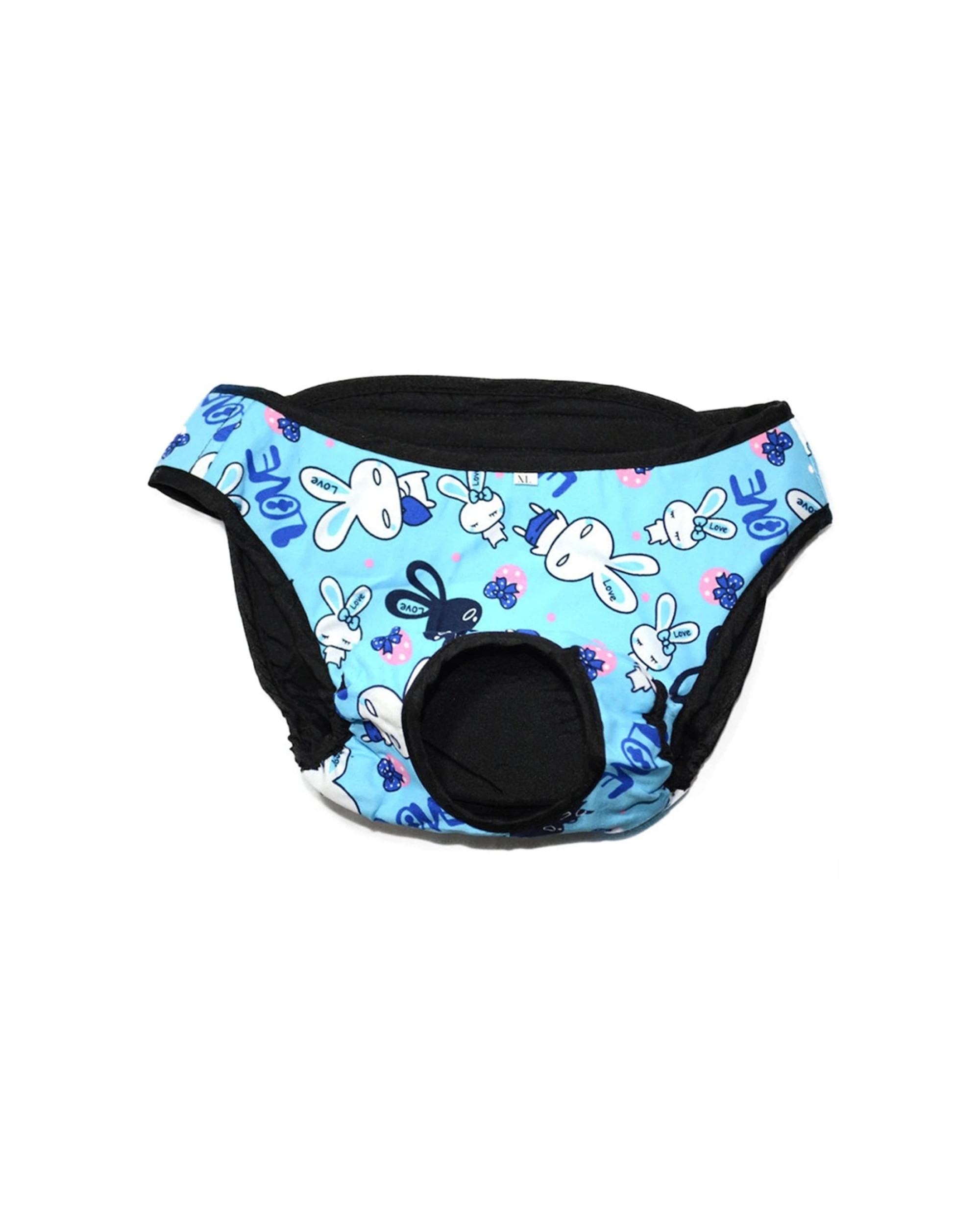 2 Cotton More 2pc Female Dog Reusable Washable Sanitary Underpants Diaper L - Blue, 2 of 2
